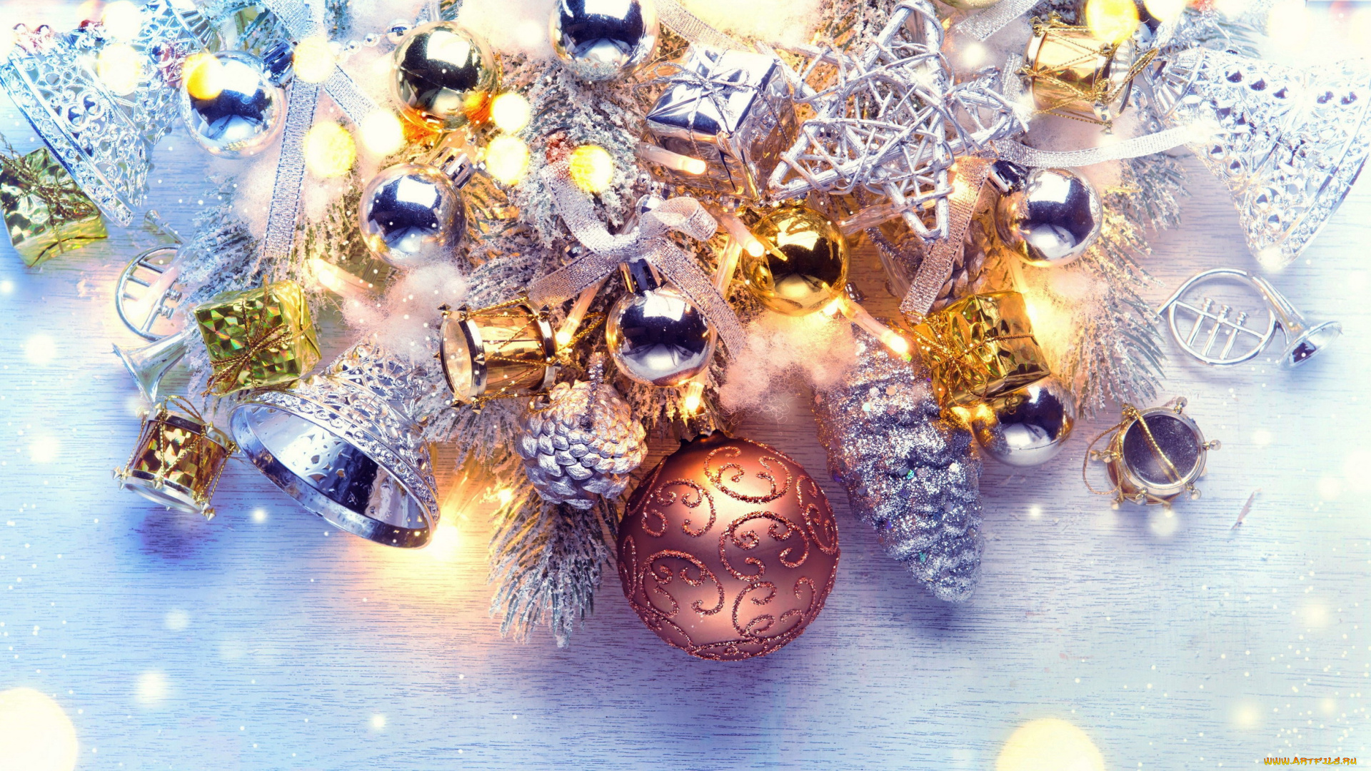 праздничные, -, разное, , новый, год, шарики, колокольчики, шишки