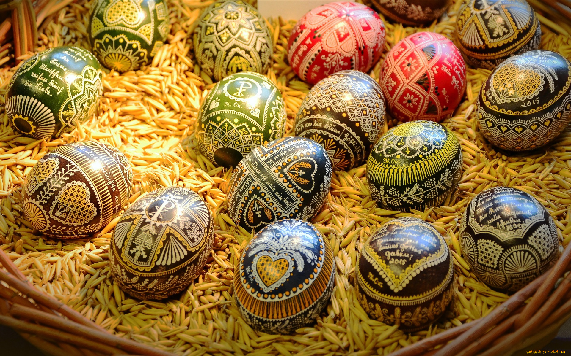 праздничные, пасха, писанки