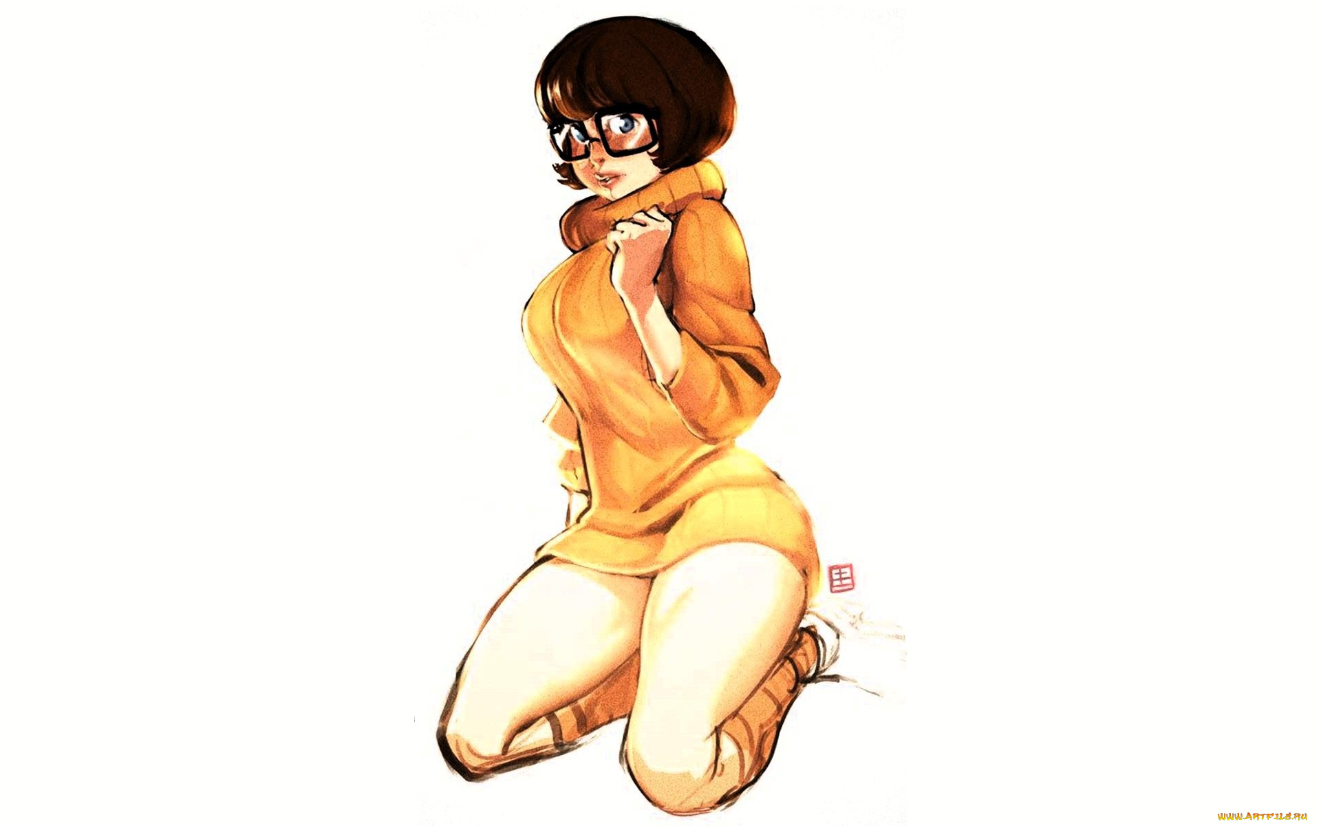 рисованное, кино, , мультфильмы, велма, очки, свитер