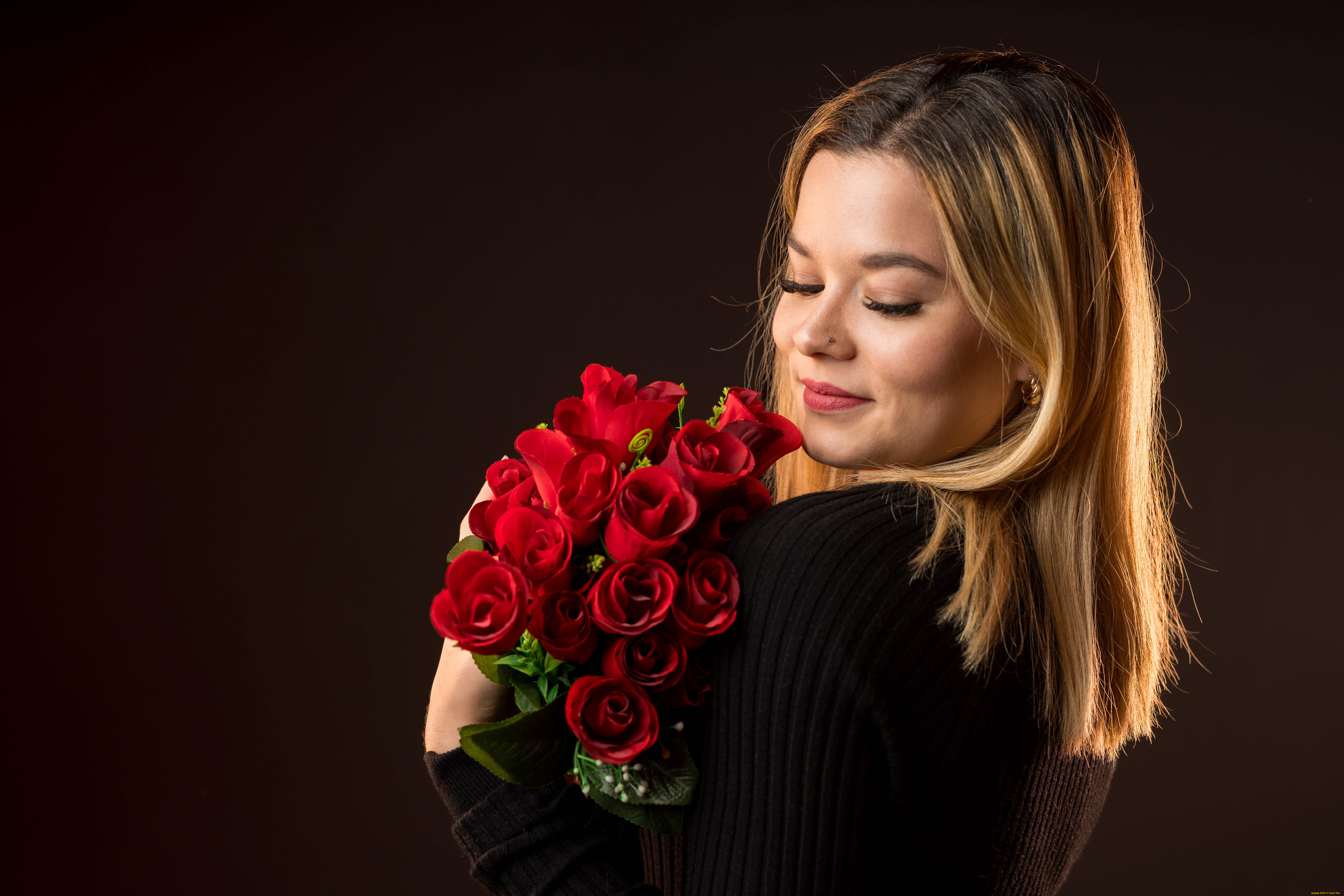 девушка, девушки, -, лица, , портреты, блондинка, модель, портрет, лицо