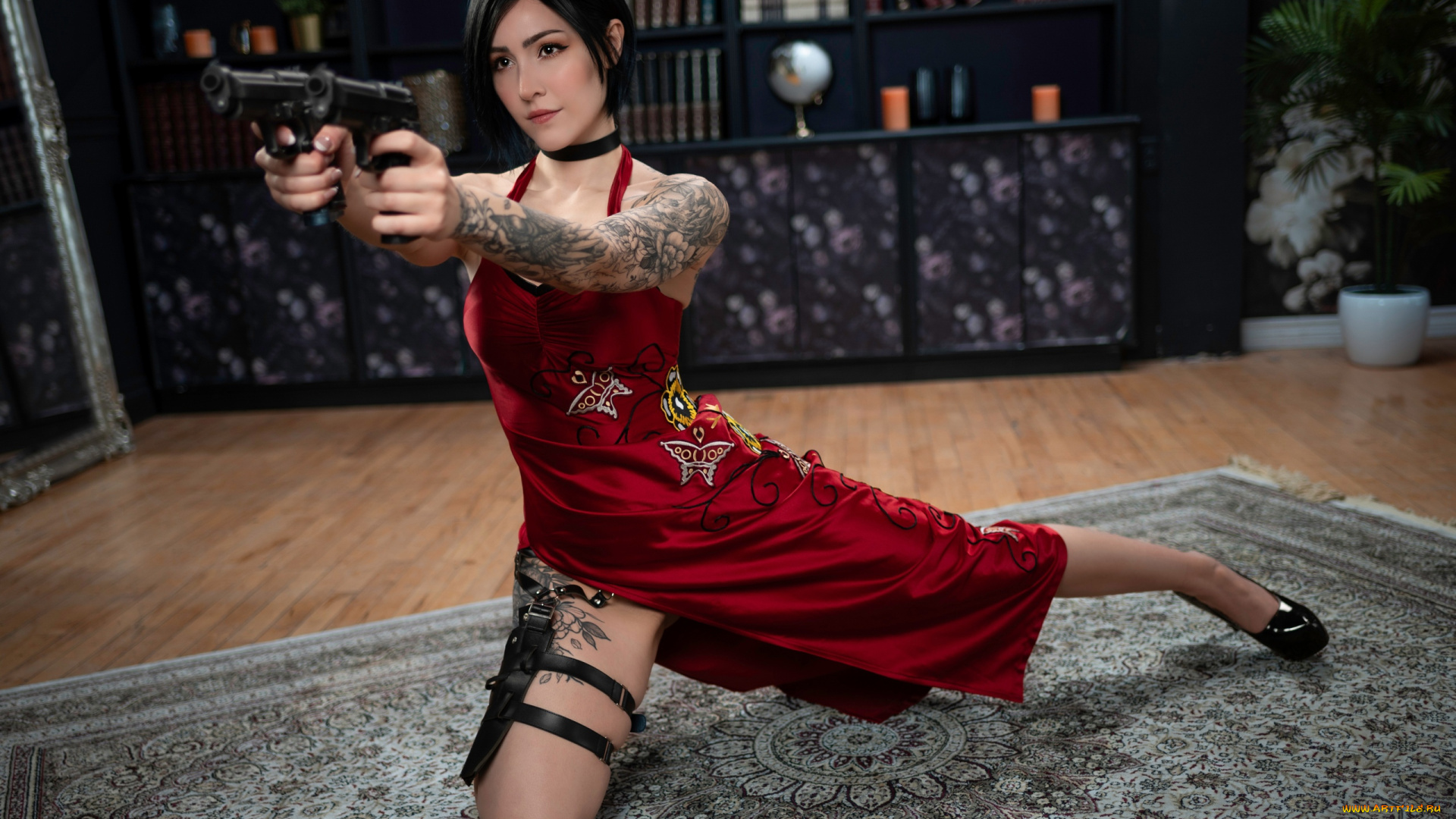 cosplay, девушки, -, креатив, , косплей, девушка, женщина, брюнетка, темноволосая, сексуальная, модель, звезда, позирует, разная, обувь, верхняя, стильная, одежда, нижнее, эротическое, бельё, трусы, лифчик, колготки, чулки, аксессуары, макияж, и, множество, элементов, на, фотографии