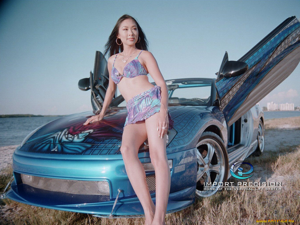 автомобили, авто, девушками