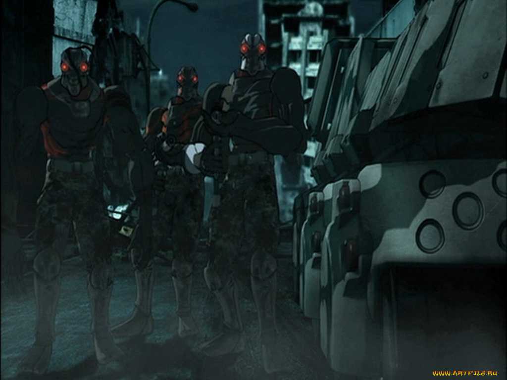 аниме, appleseed