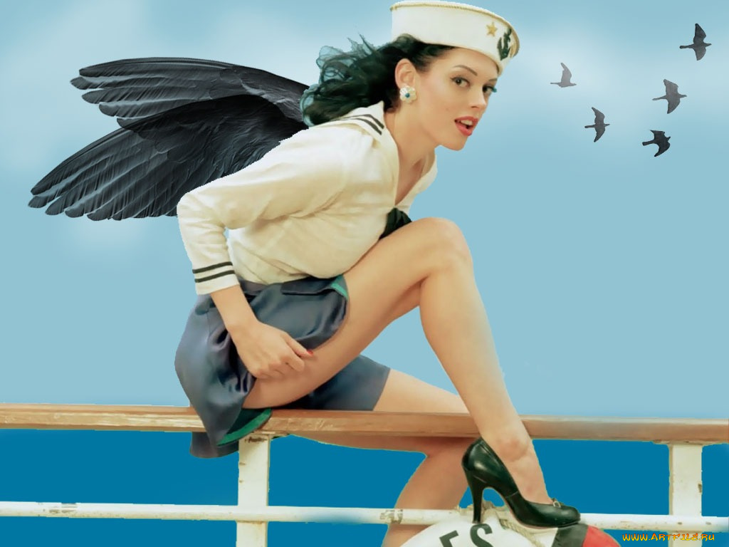 Rose, McGowen, девушки