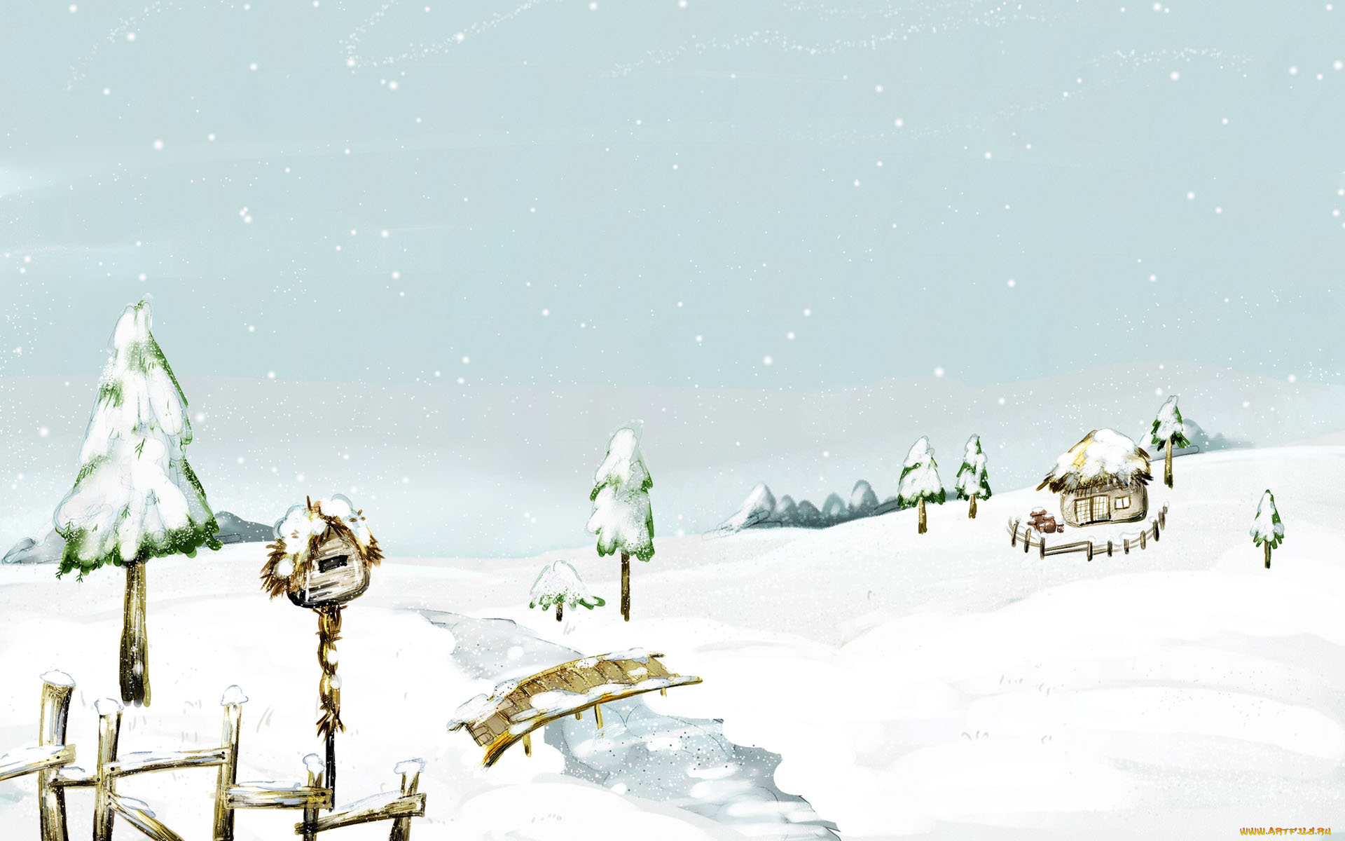 рисованные, дети