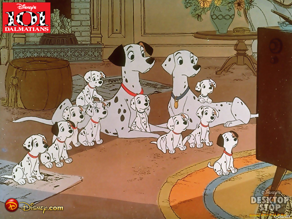 мультфильмы, 101, dalmatians