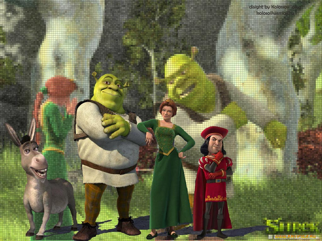 мультфильмы, shrek