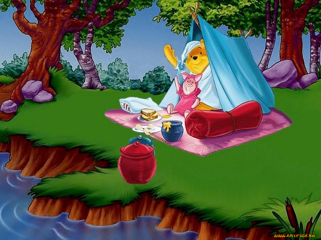 мультфильмы, winnie, the, pooh