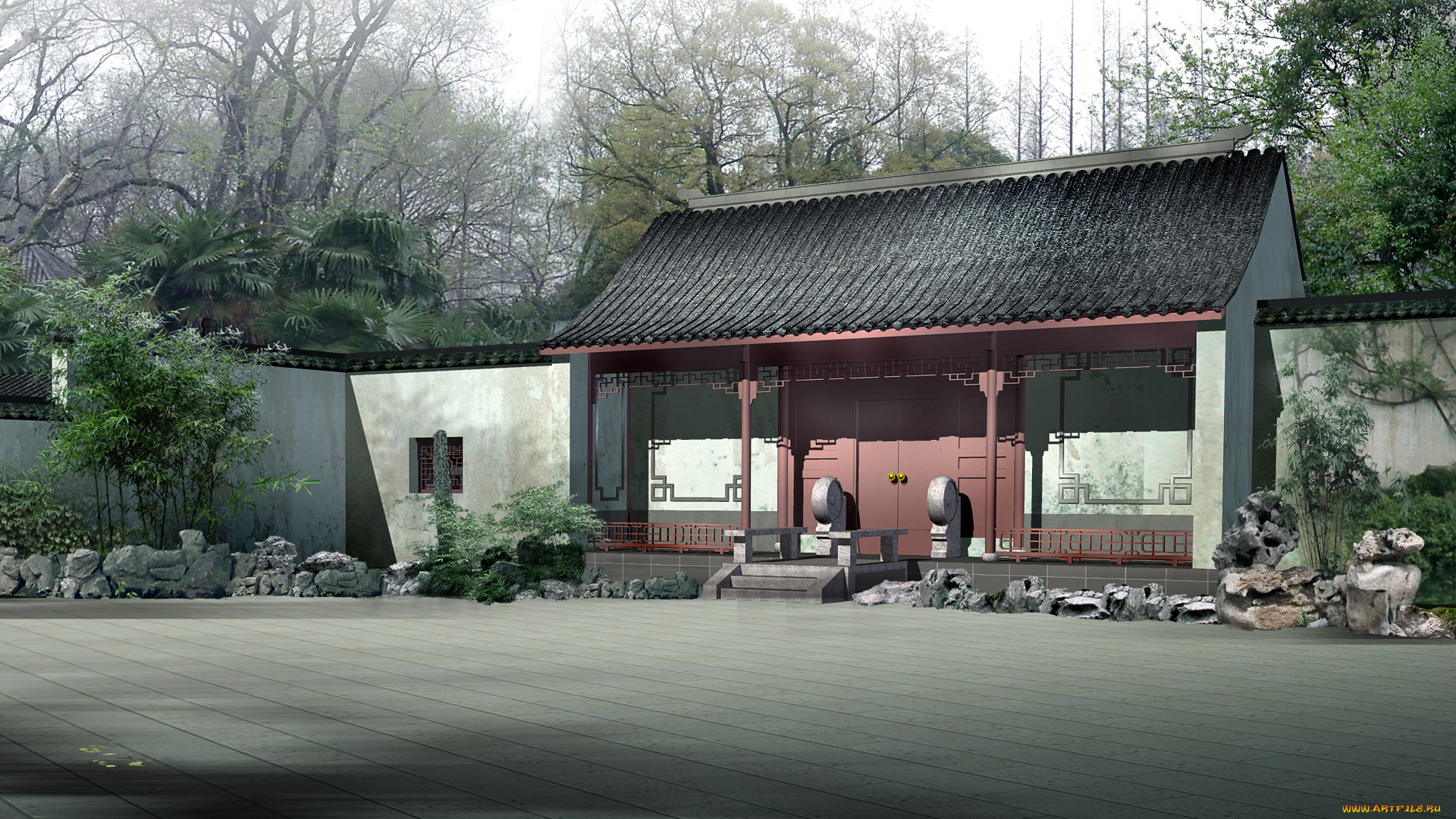 3д, графика, architecture, архитектура