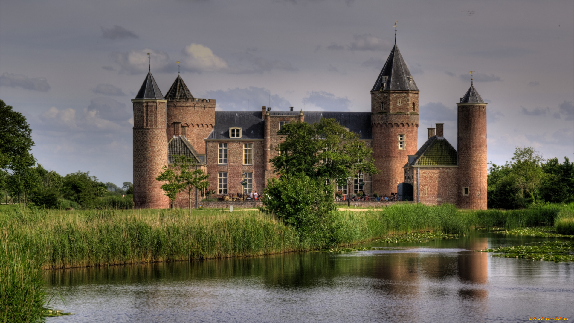 города, дворцы, замки, крепости, domburg