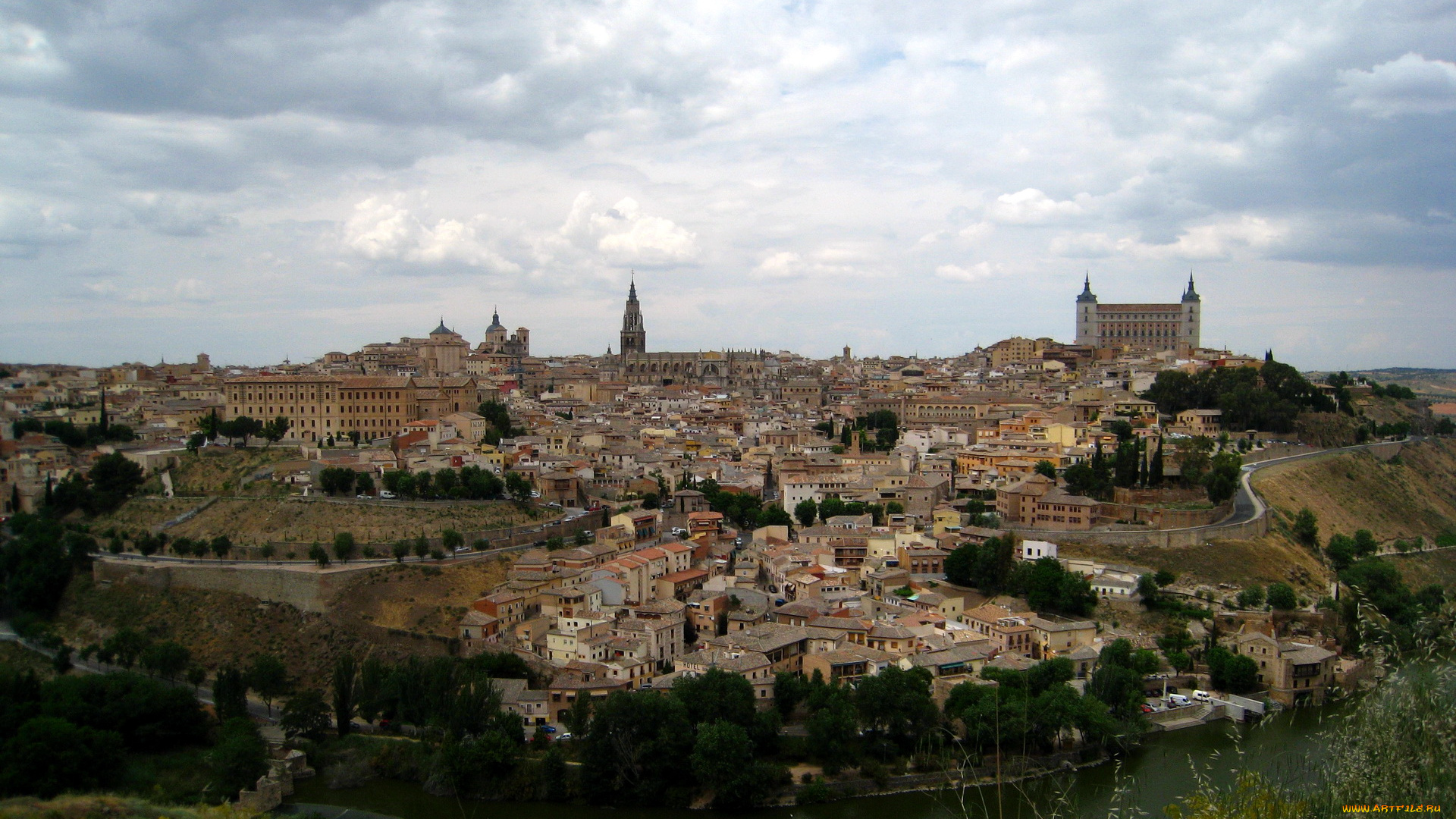 испания, кастилия, ла, манча, толедо, города
