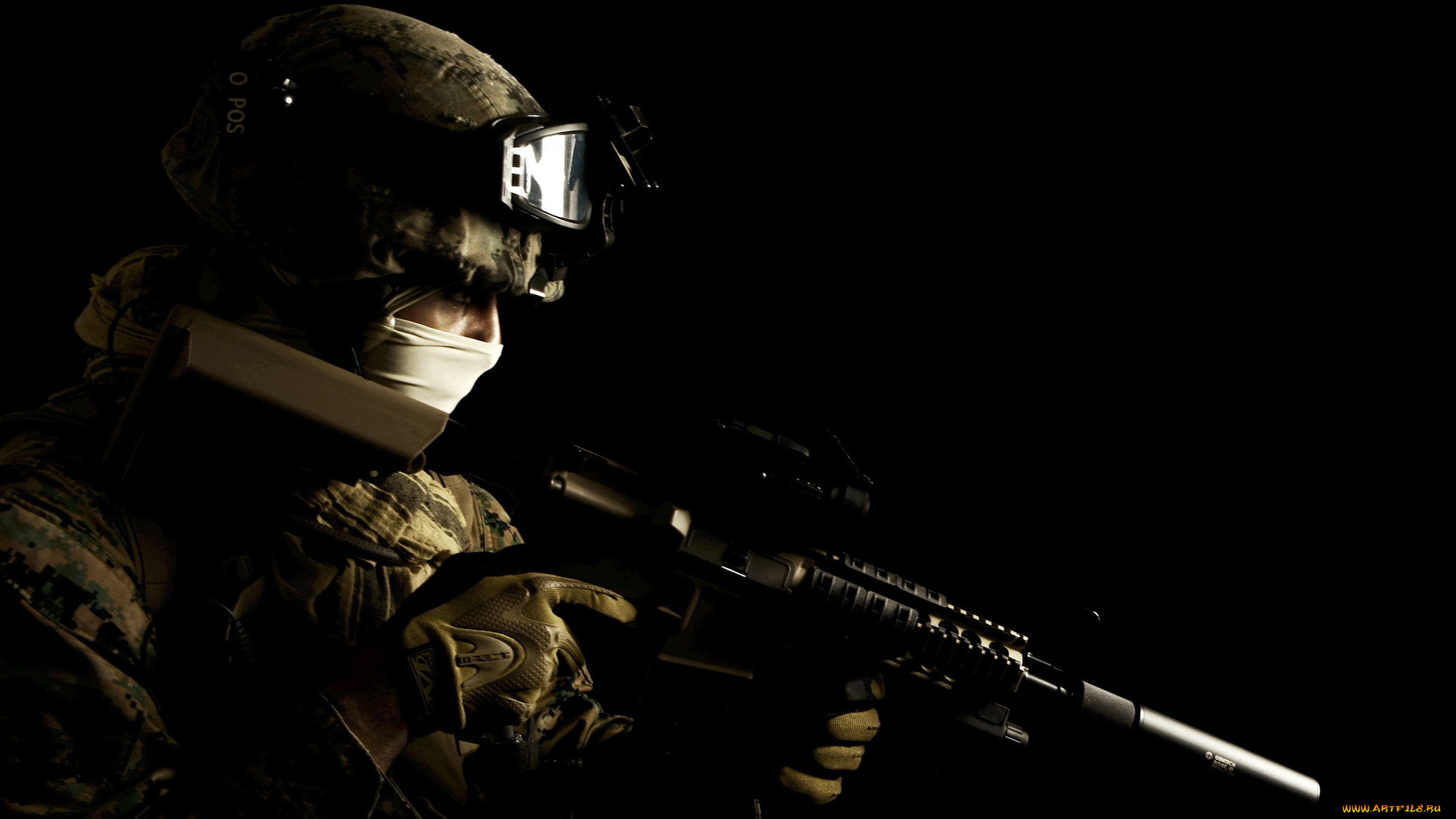 оружие, армия, спецназ, автомат, солдат