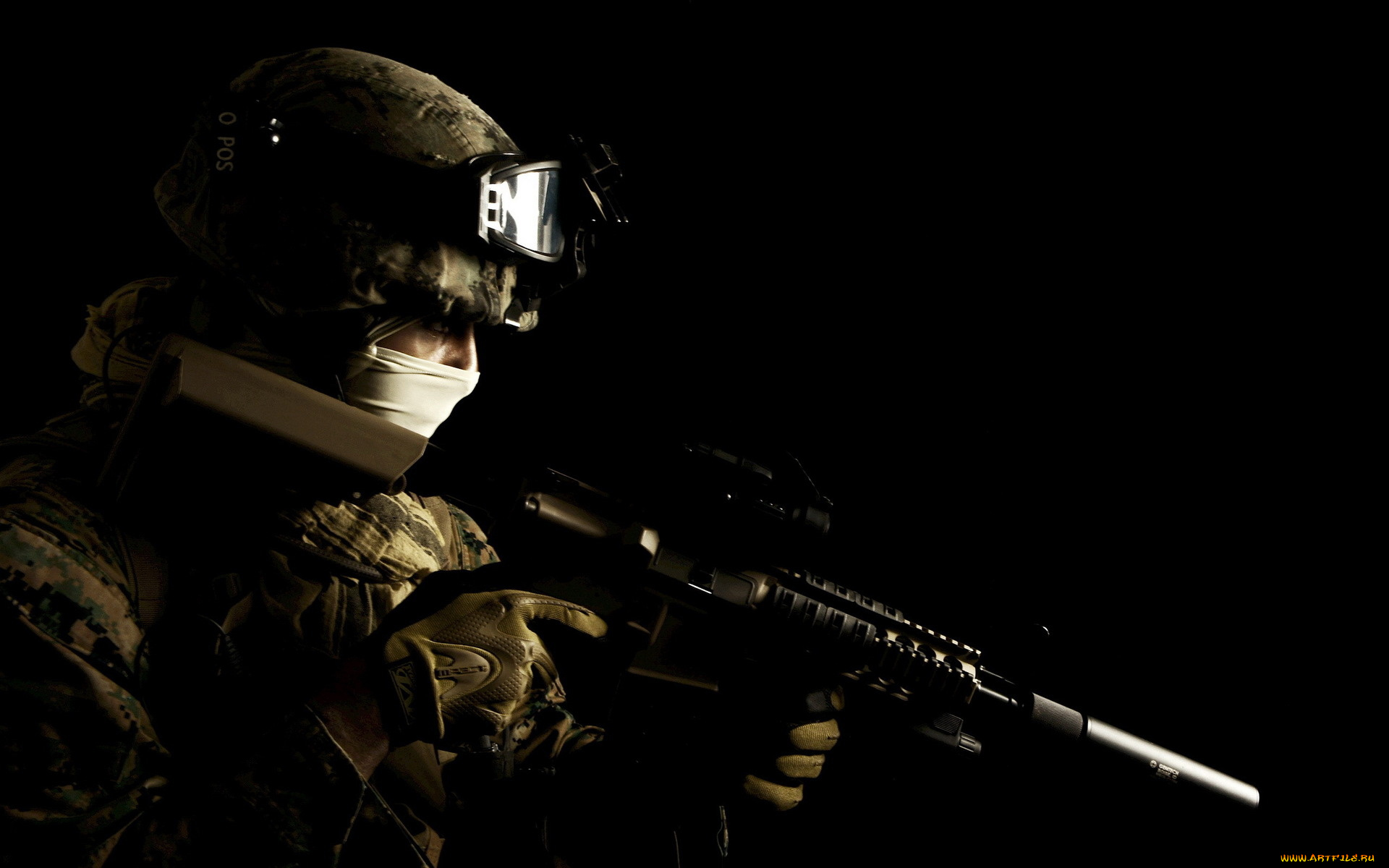 оружие, армия, спецназ, автомат, солдат