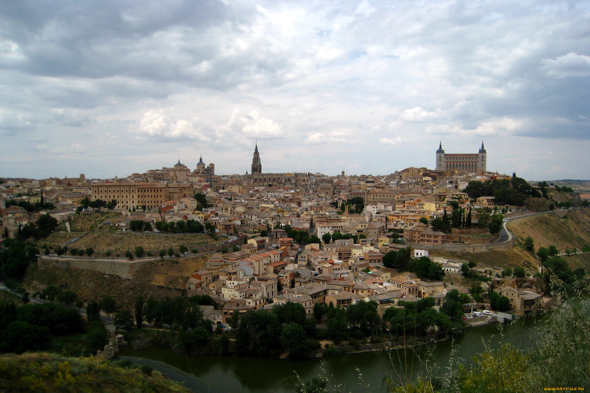 испания, кастилия, ла, манча, толедо, города