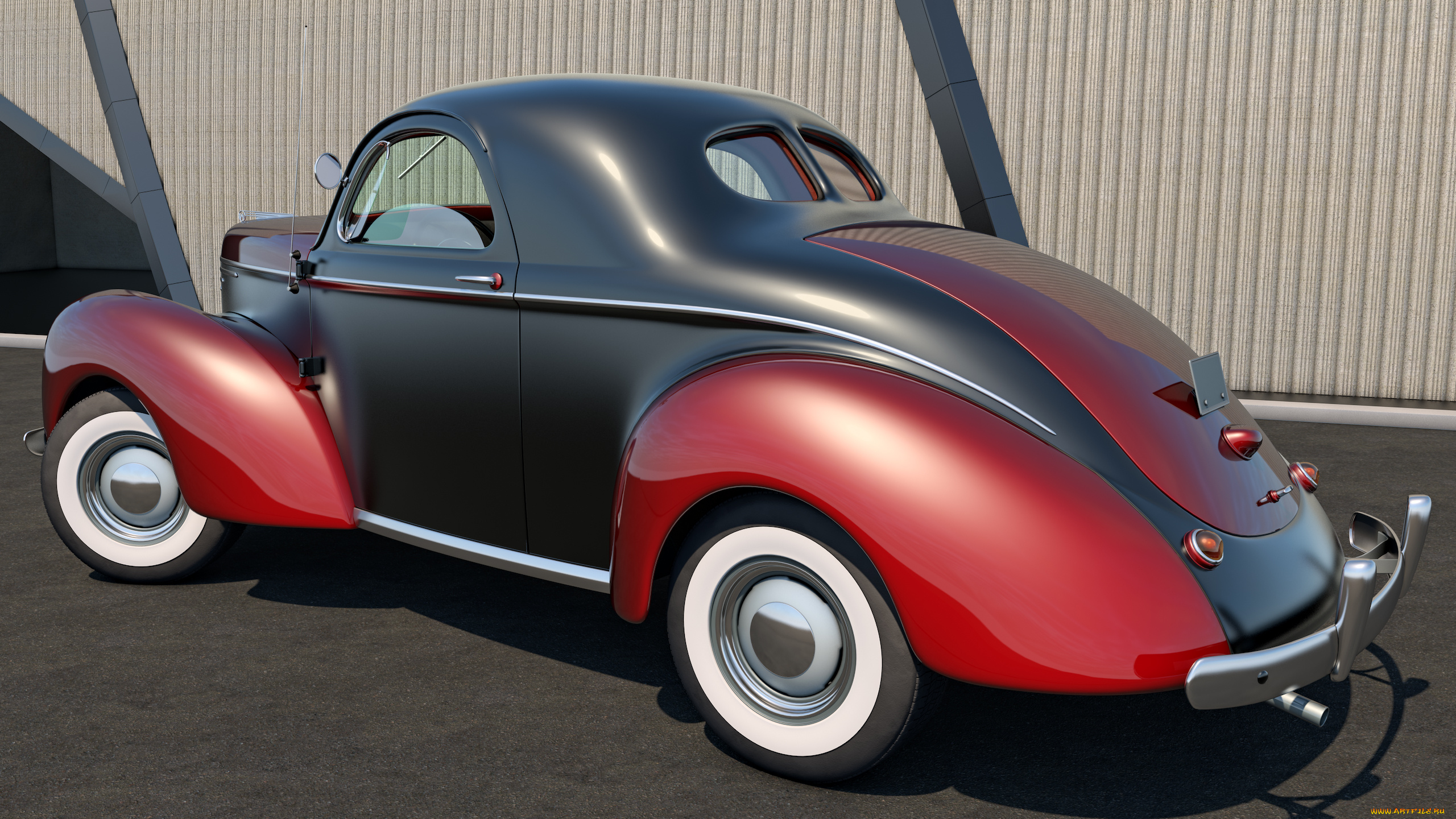 автомобили, 3д, willys, 1940