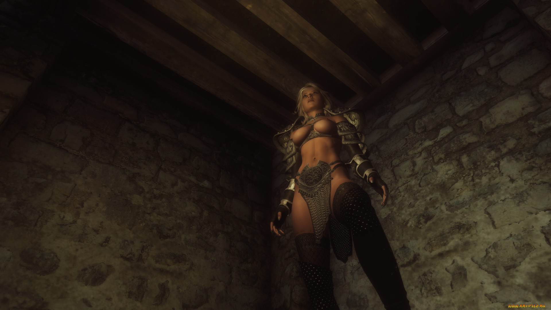 3д, графика, амазонки, , amazon, фон, взгляд, девушка