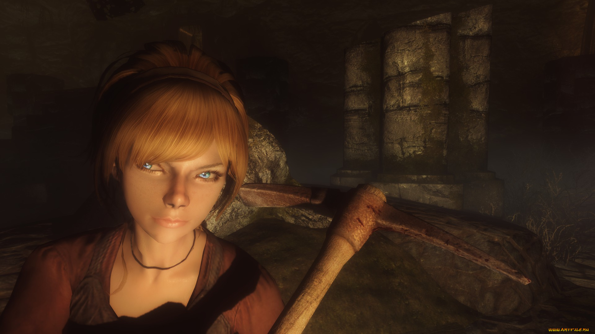 3д, графика, портрет, , portraits, фон, взгляд, девушка