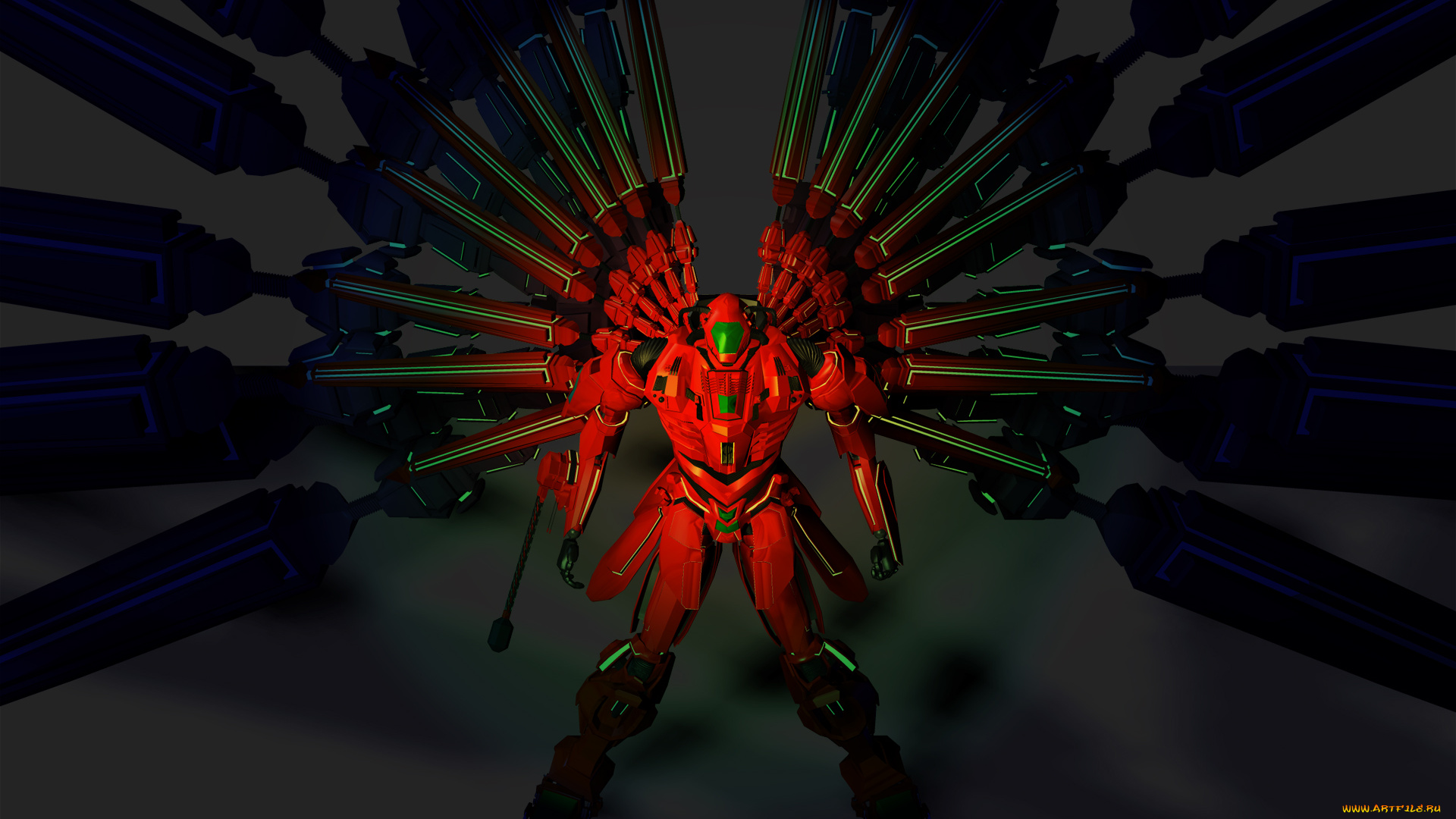 3д, графика, существа, , creatures, mechwarrior, фон