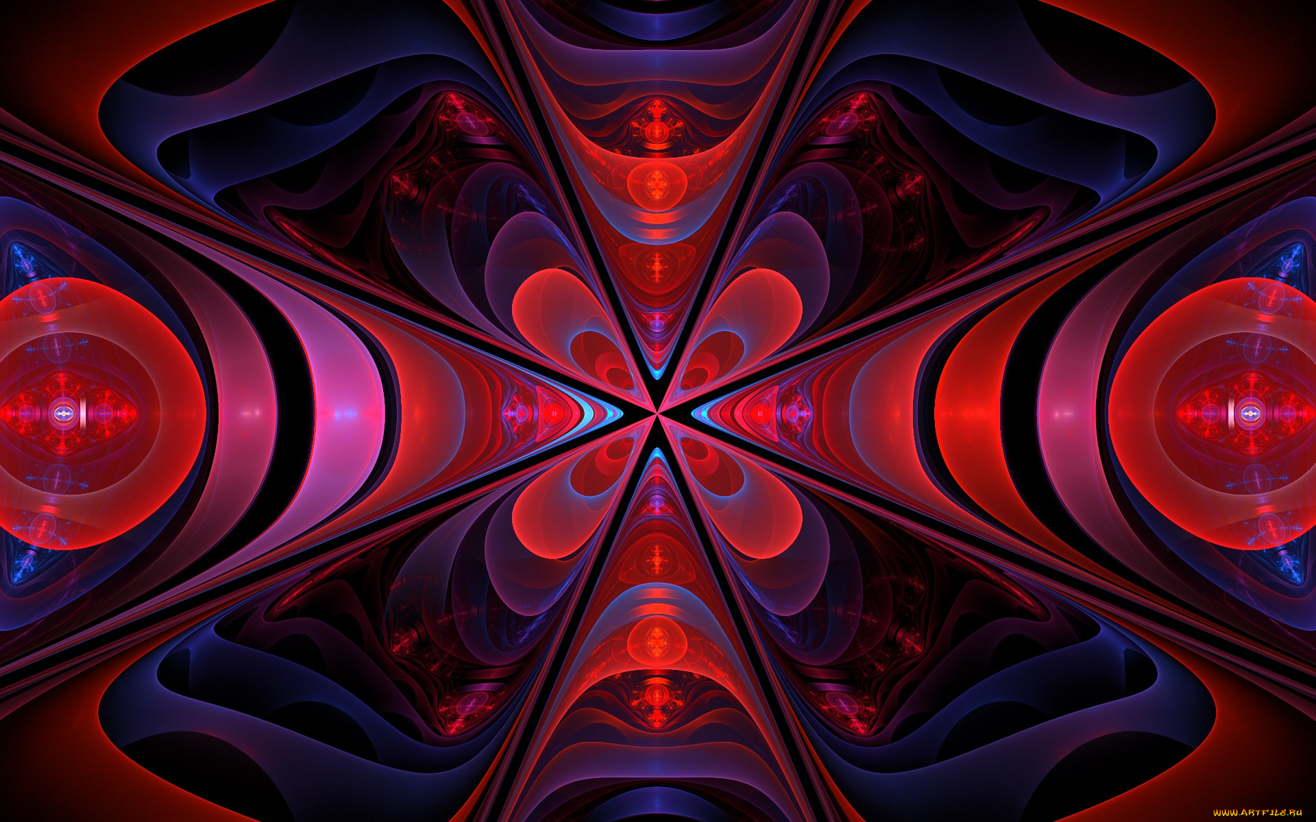 3д, графика, фракталы, , fractal, узор, цвета, фон