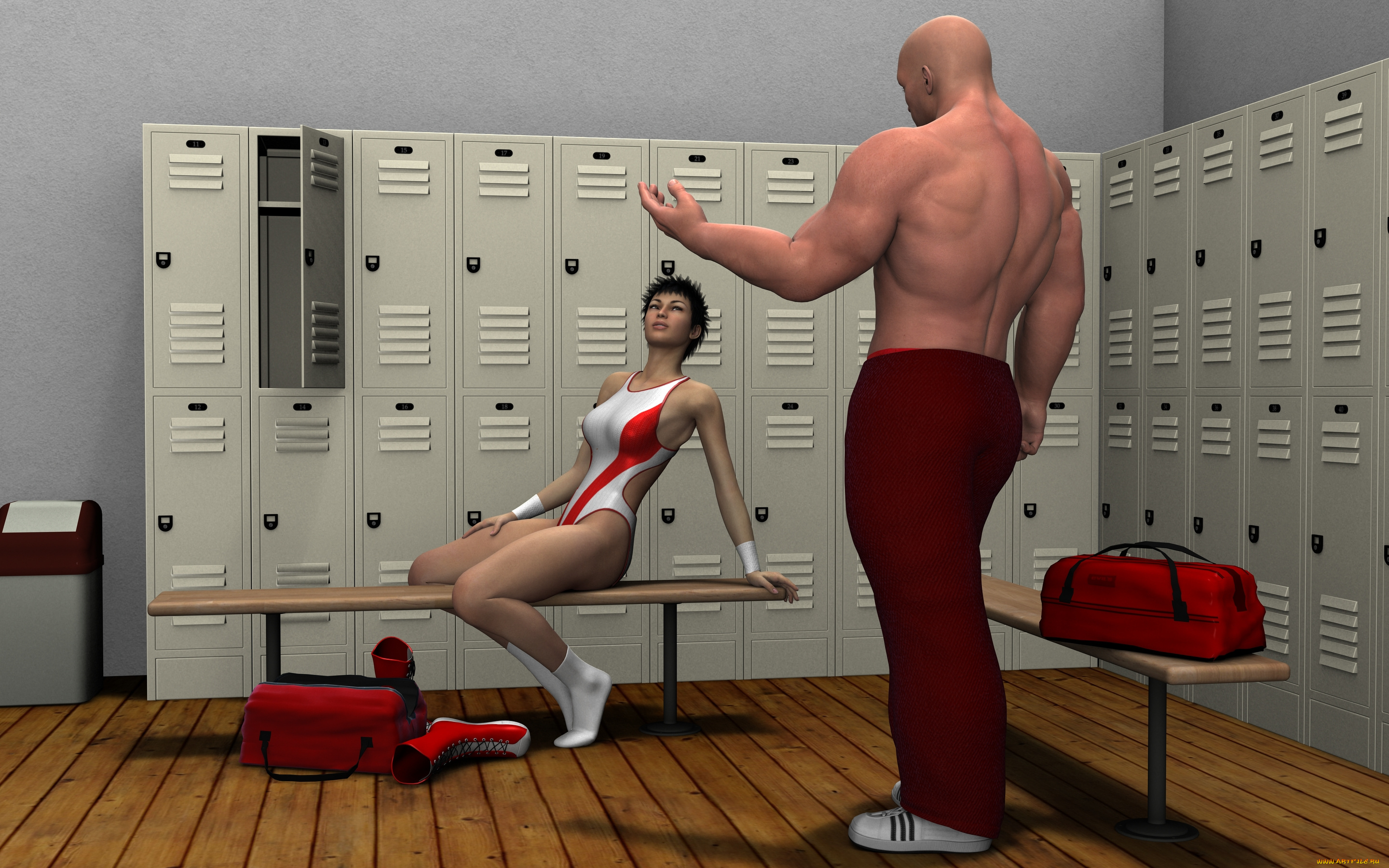 3д, графика, люди, , people, мужчина, взгляд, девушка