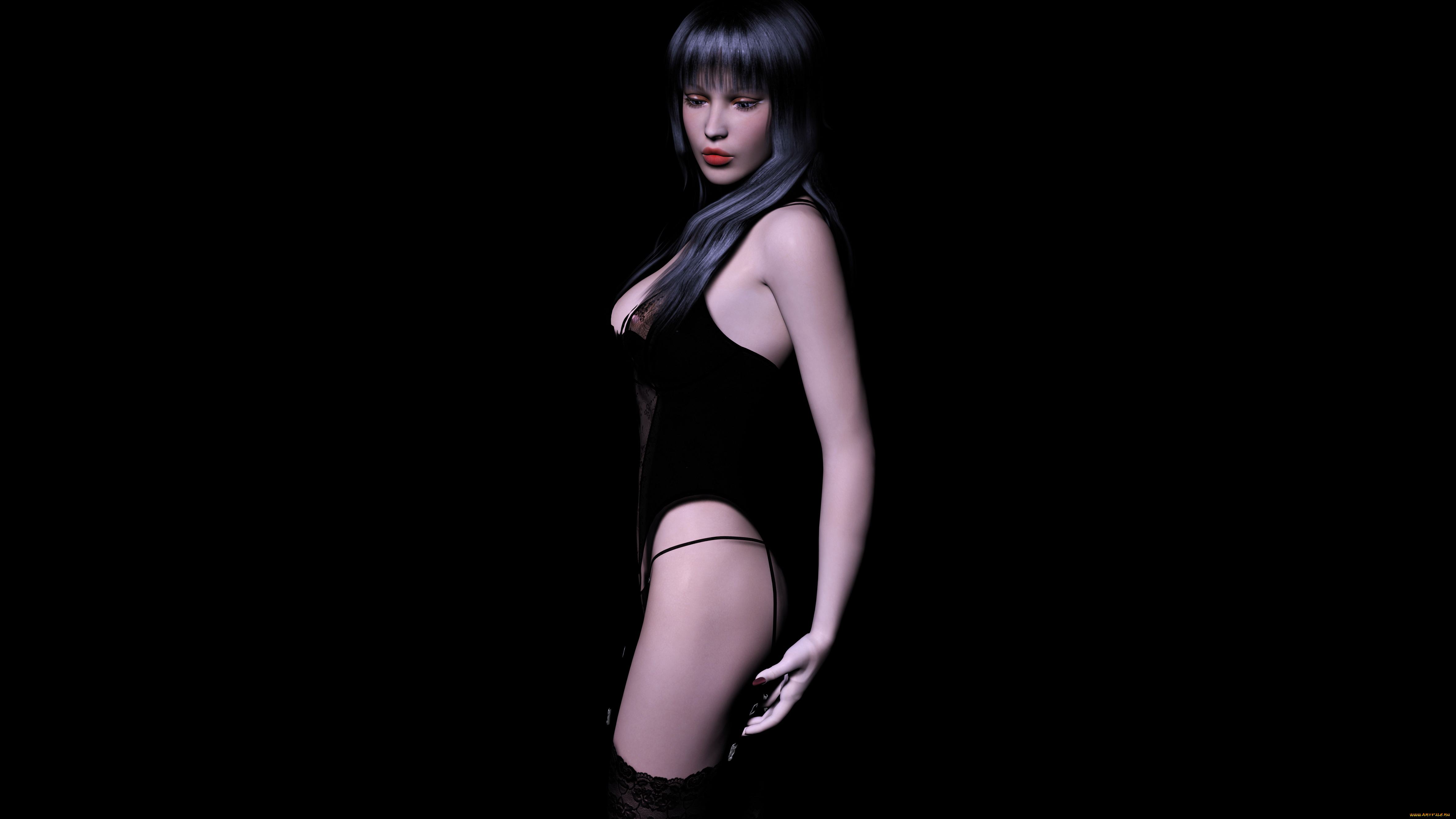 3д, графика, люди, , people, фон, взгляд, девушка