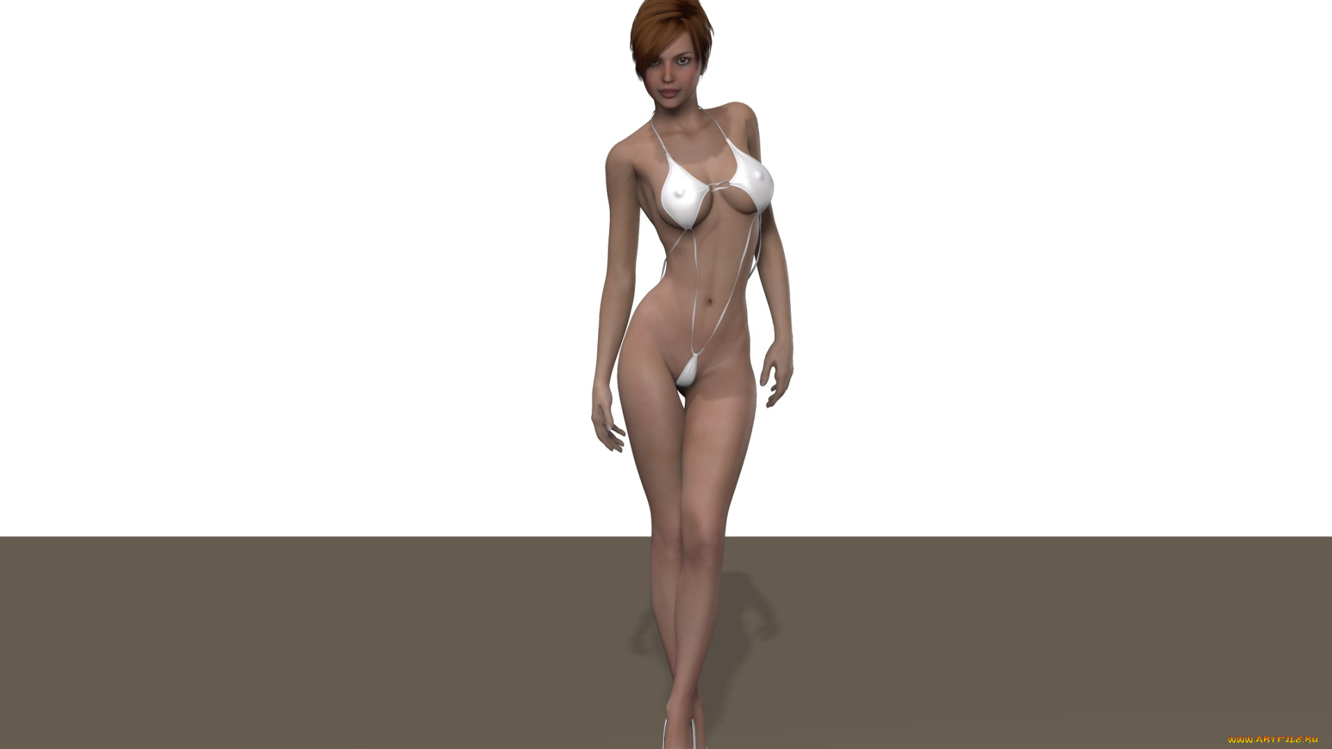 3д, графика, люди, , people, девушка, взгляд, фон, грудь