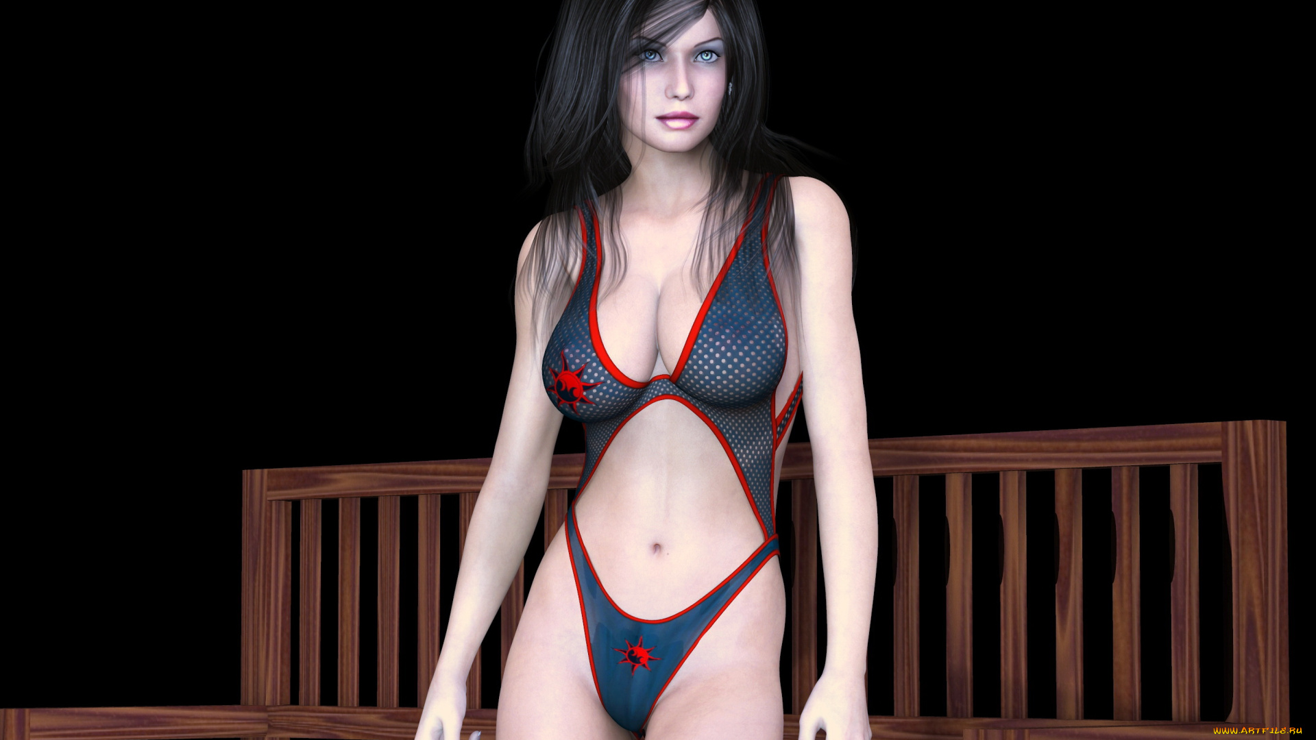 3д, графика, люди, , people, девушка, взгляд, фон