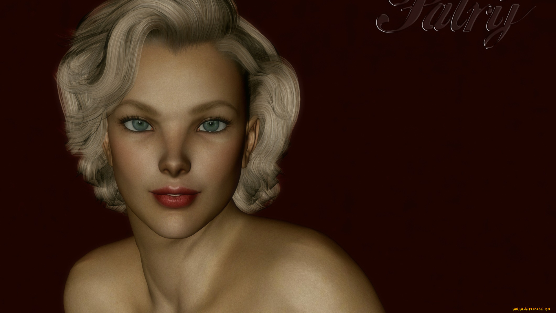 3д, графика, портрет, , portraits, фон, взгляд, девушка