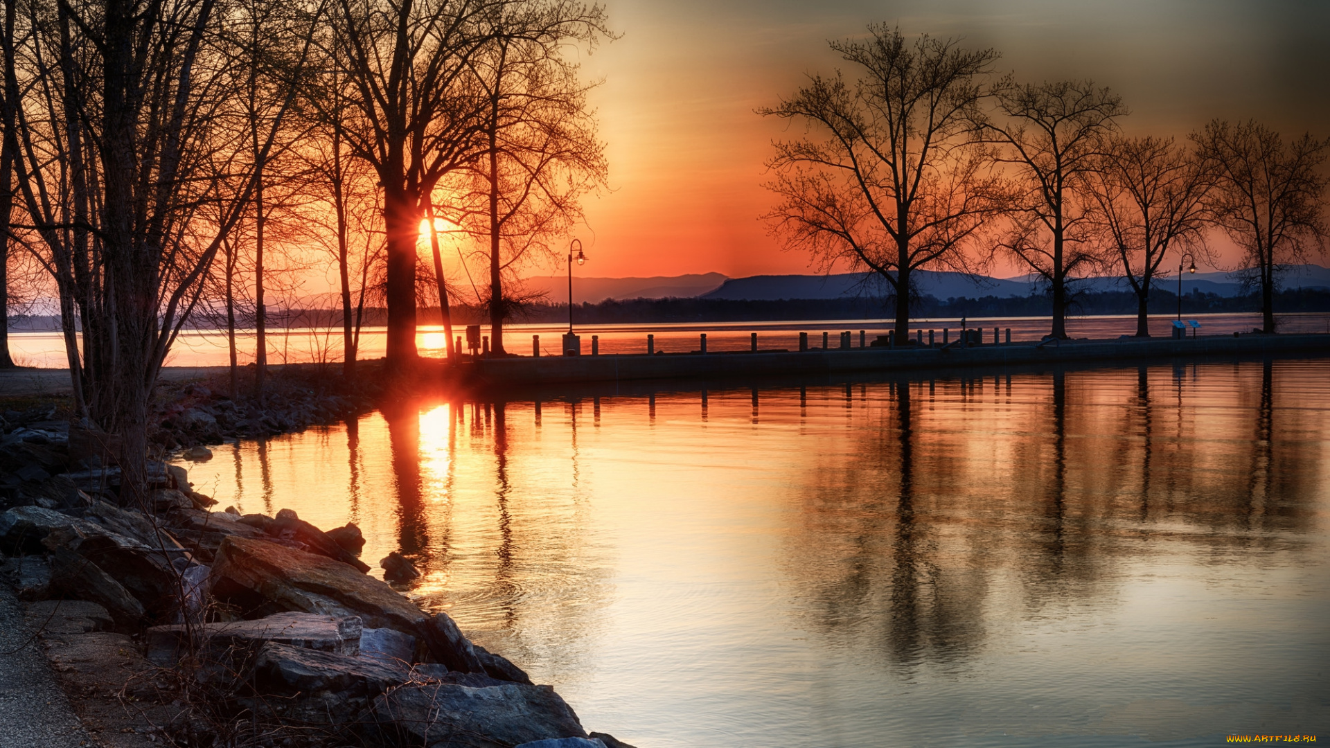 природа, восходы, закаты, закат