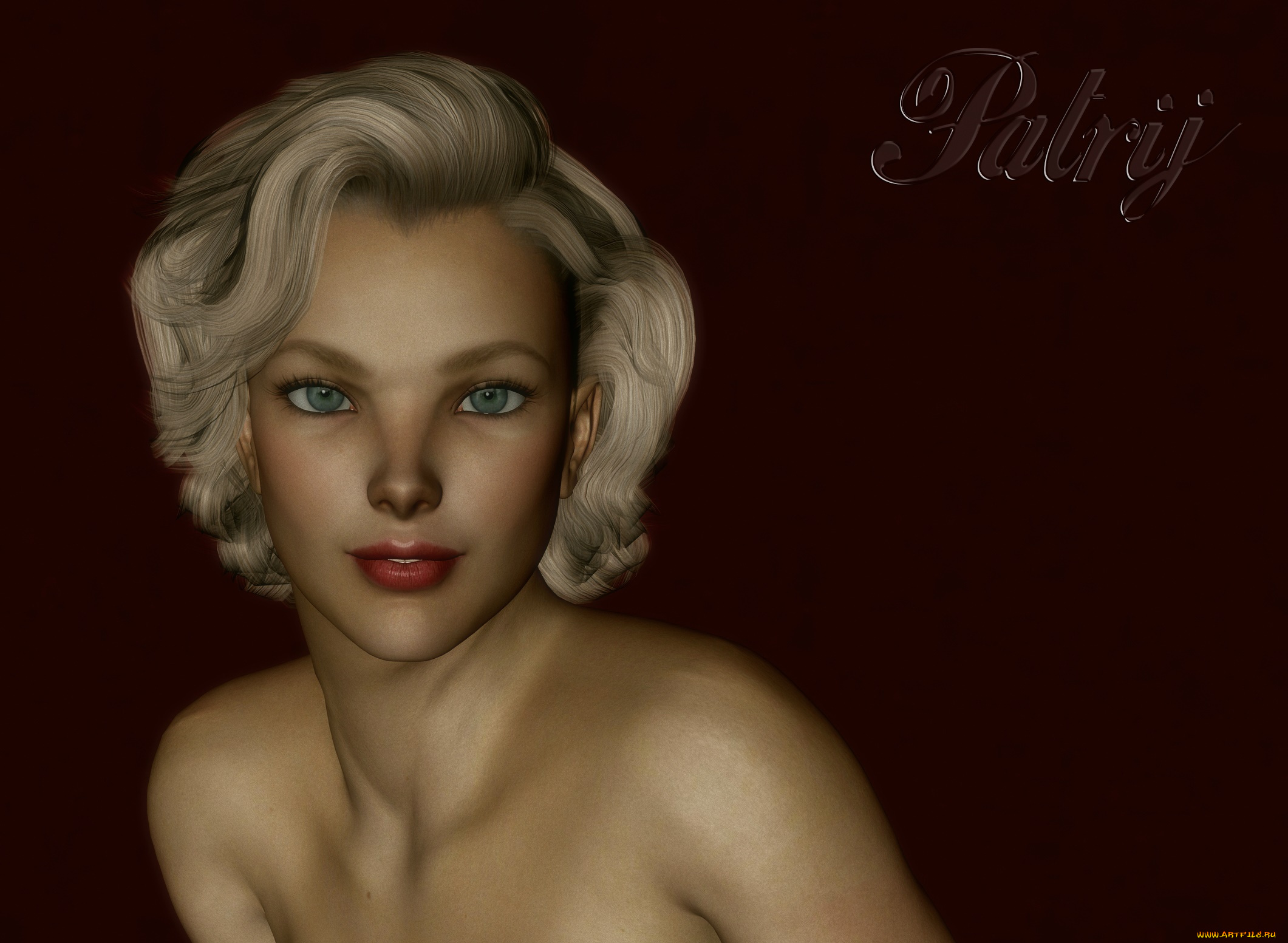 3д, графика, портрет, , portraits, фон, взгляд, девушка