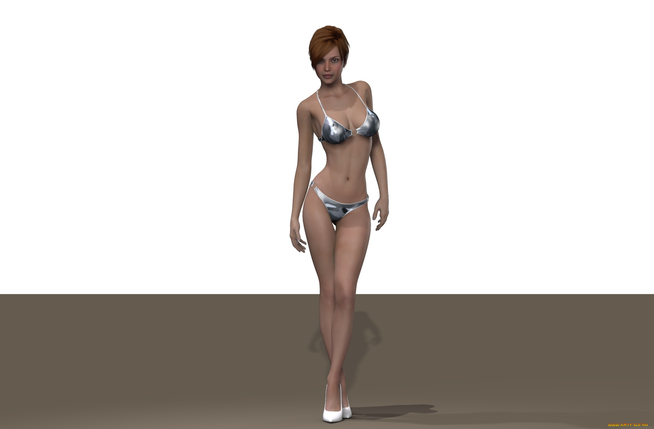 3д, графика, люди, , people, девушка, взгляд, фон, грудь