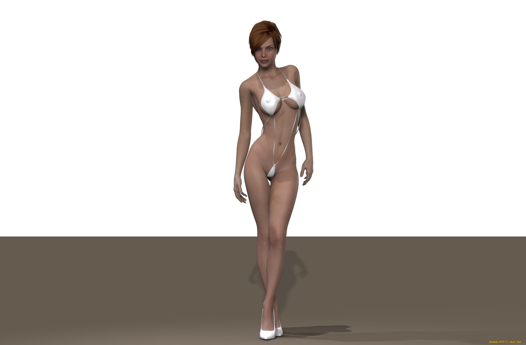 3д, графика, люди, , people, девушка, взгляд, фон, грудь