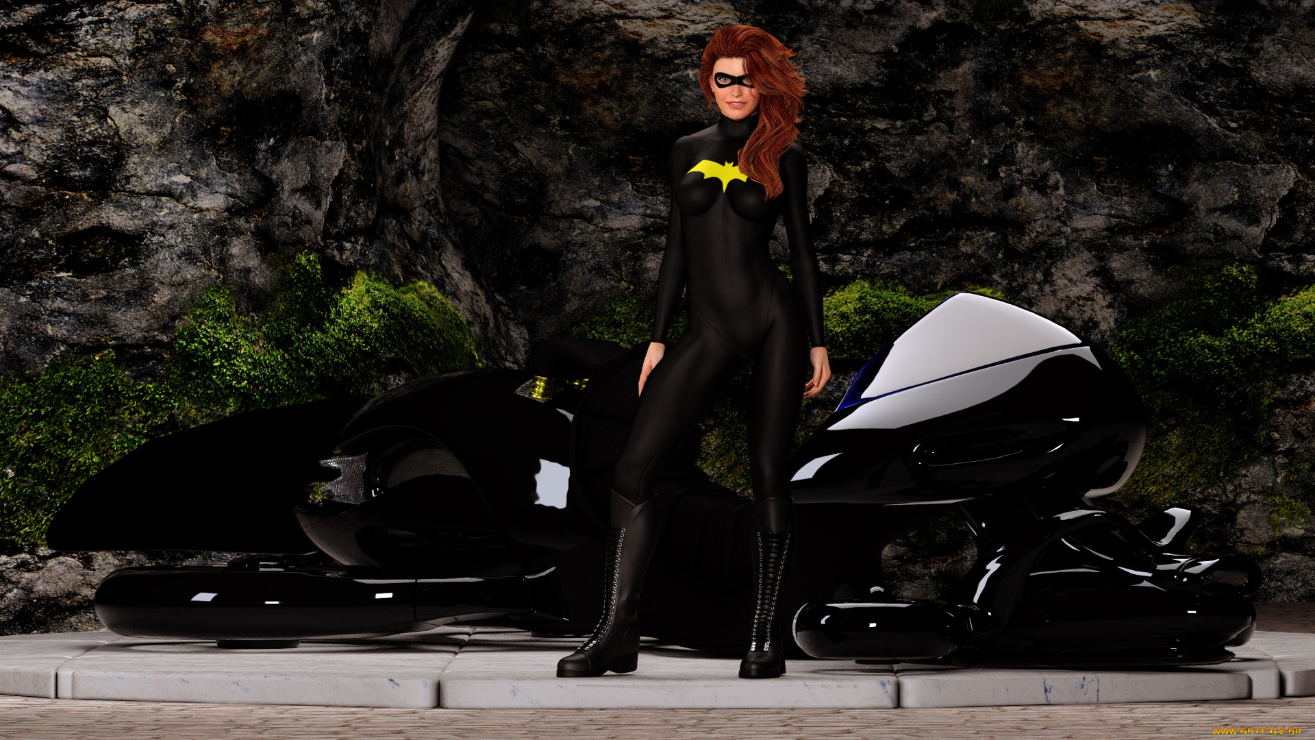 3д, графика, фантазия, , fantasy, девушка, взгляд, фон