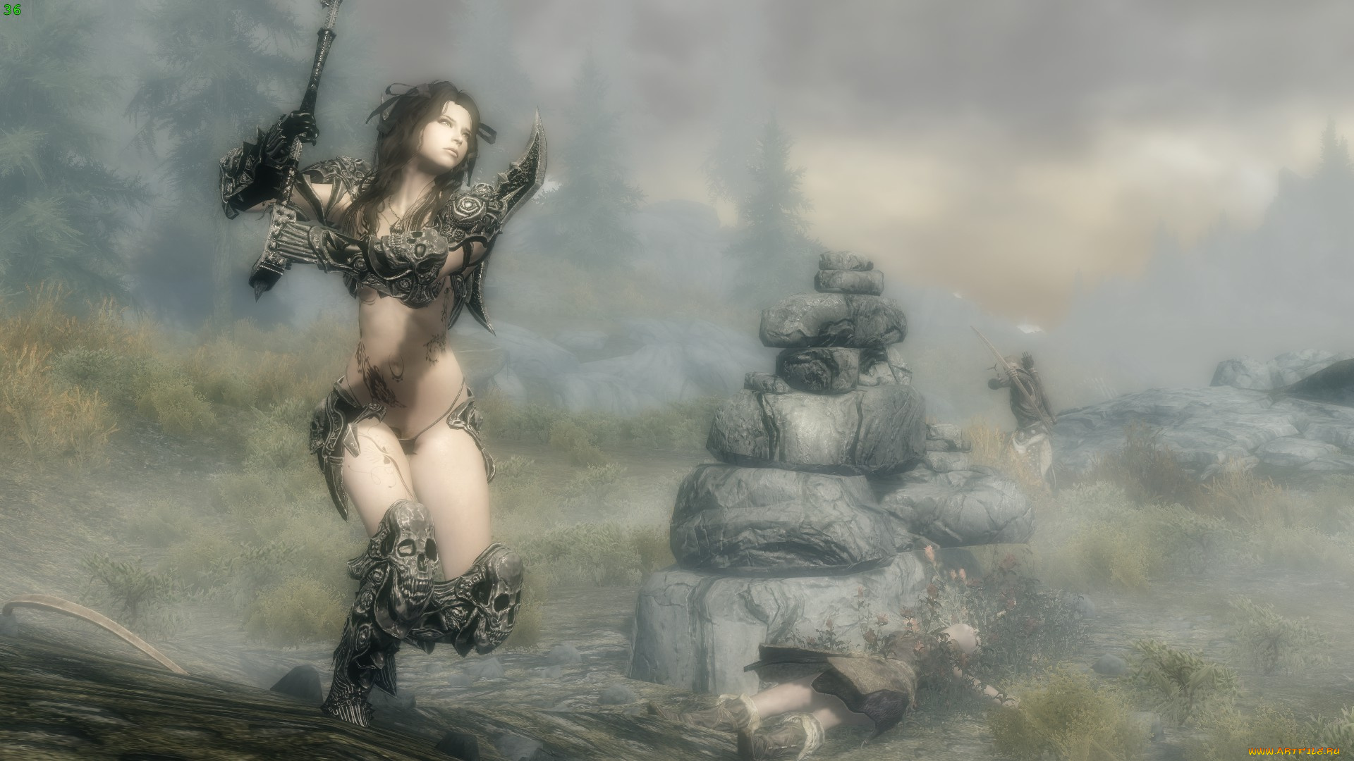 3д, графика, фантазия, , fantasy, взгляд, девушка, фон