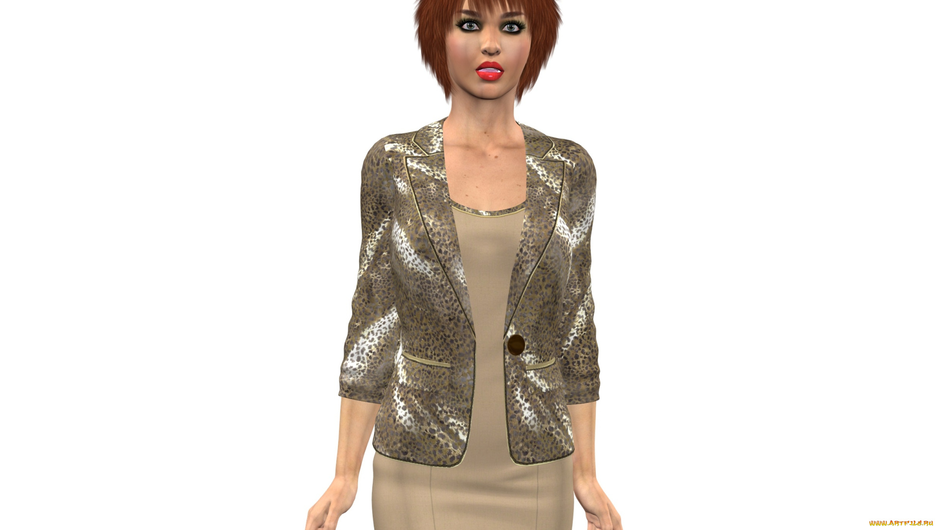 3д, графика, люди, , people, девушка, взгляд, фон