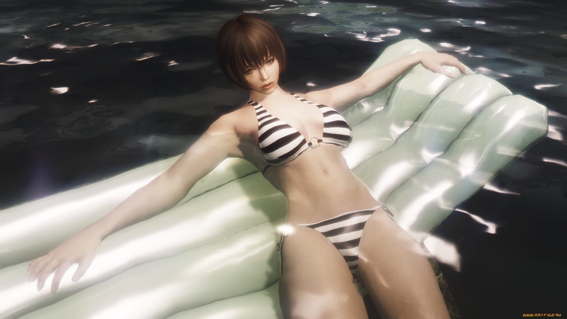 3д, графика, люди, , people, девушка, взгляд, фон