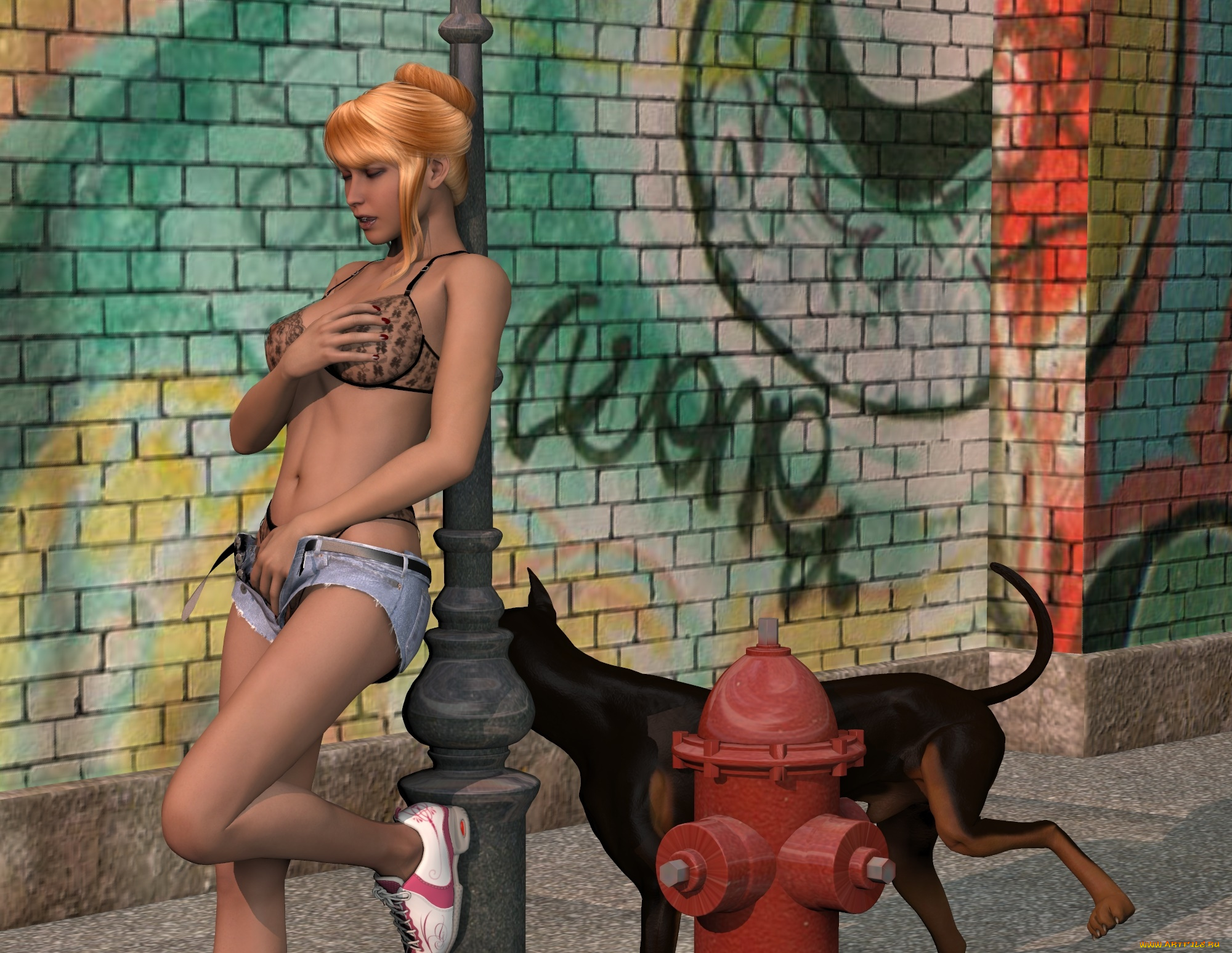 3д, графика, люди, , people, фон, взгляд, девушка