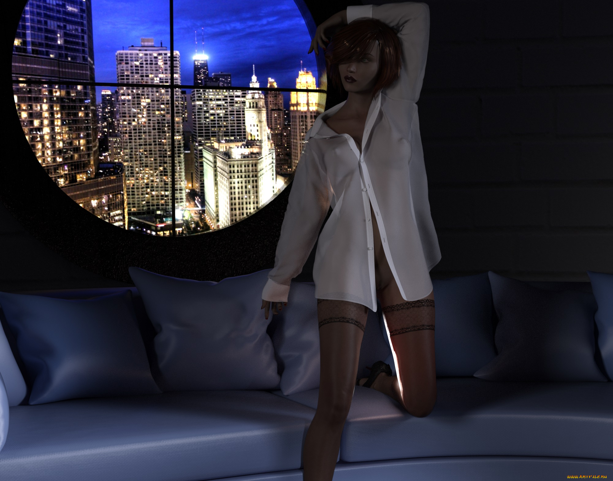 3д, графика, люди, , people, взгляд, фон, девушка