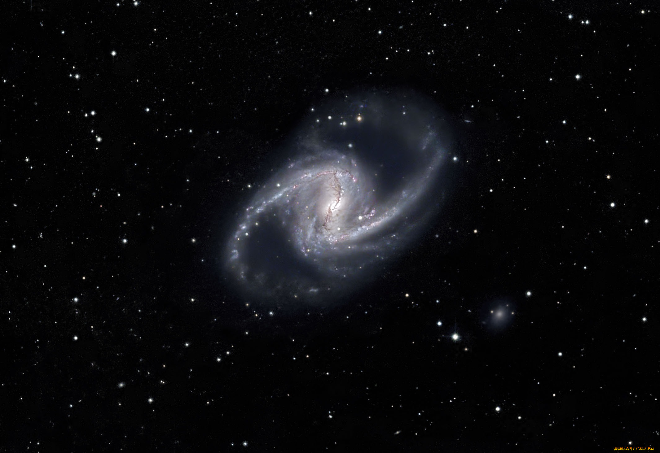 космос, галактики, туманности, звезды, spiral, galaxy, спиральная, галактика