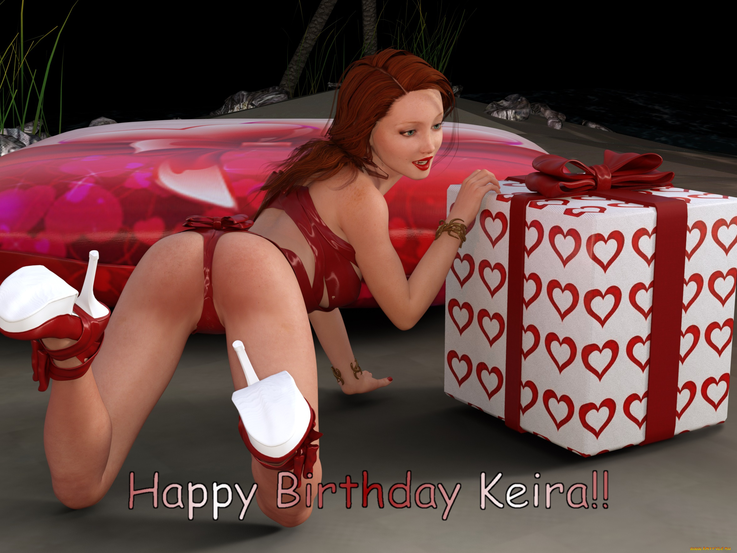 3д, графика, праздники, , holidays, девушка, фон, взгляд