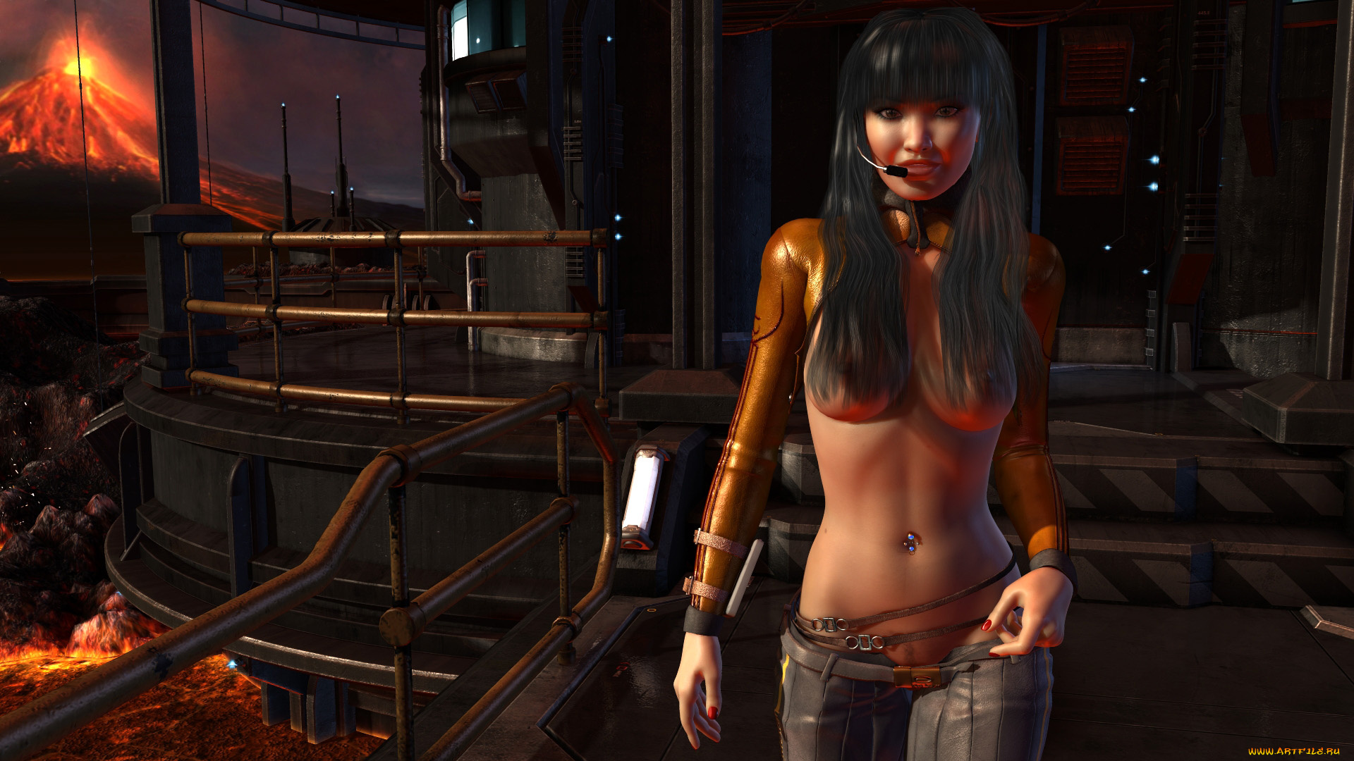 3д, графика, люди, , people, фон, взгляд, девушка