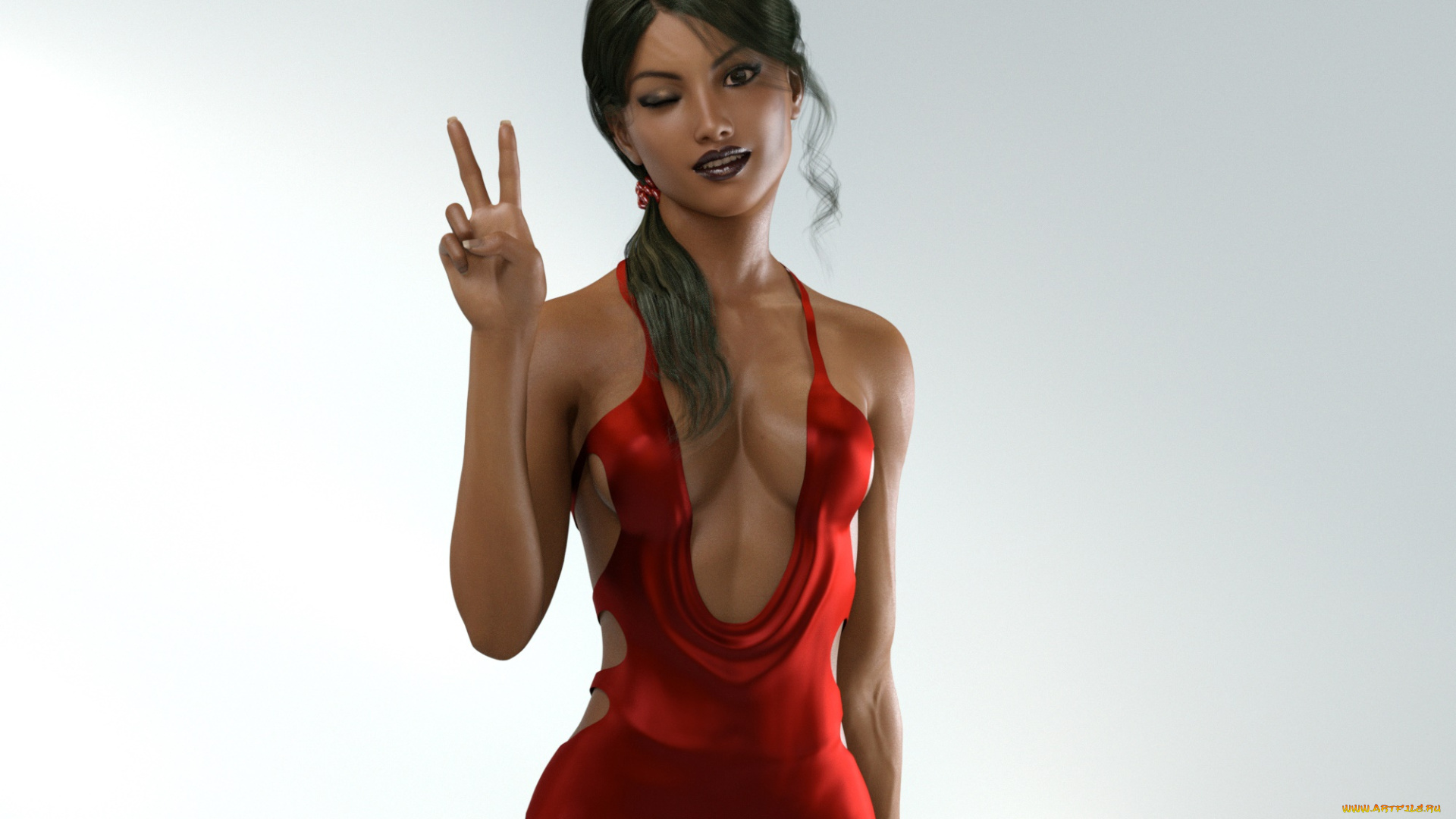 3д, графика, люди, , people, взгляд, фон, девушка