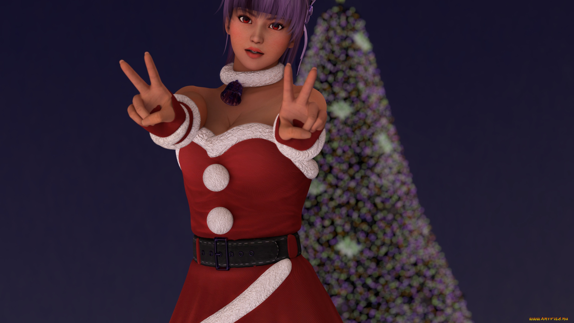 3д, графика, праздники, , holidays, фон, взгляд, девушка