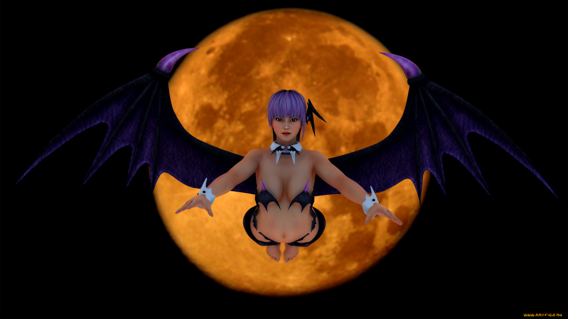 3д, графика, существа, , creatures, фон, взгляд, девушка