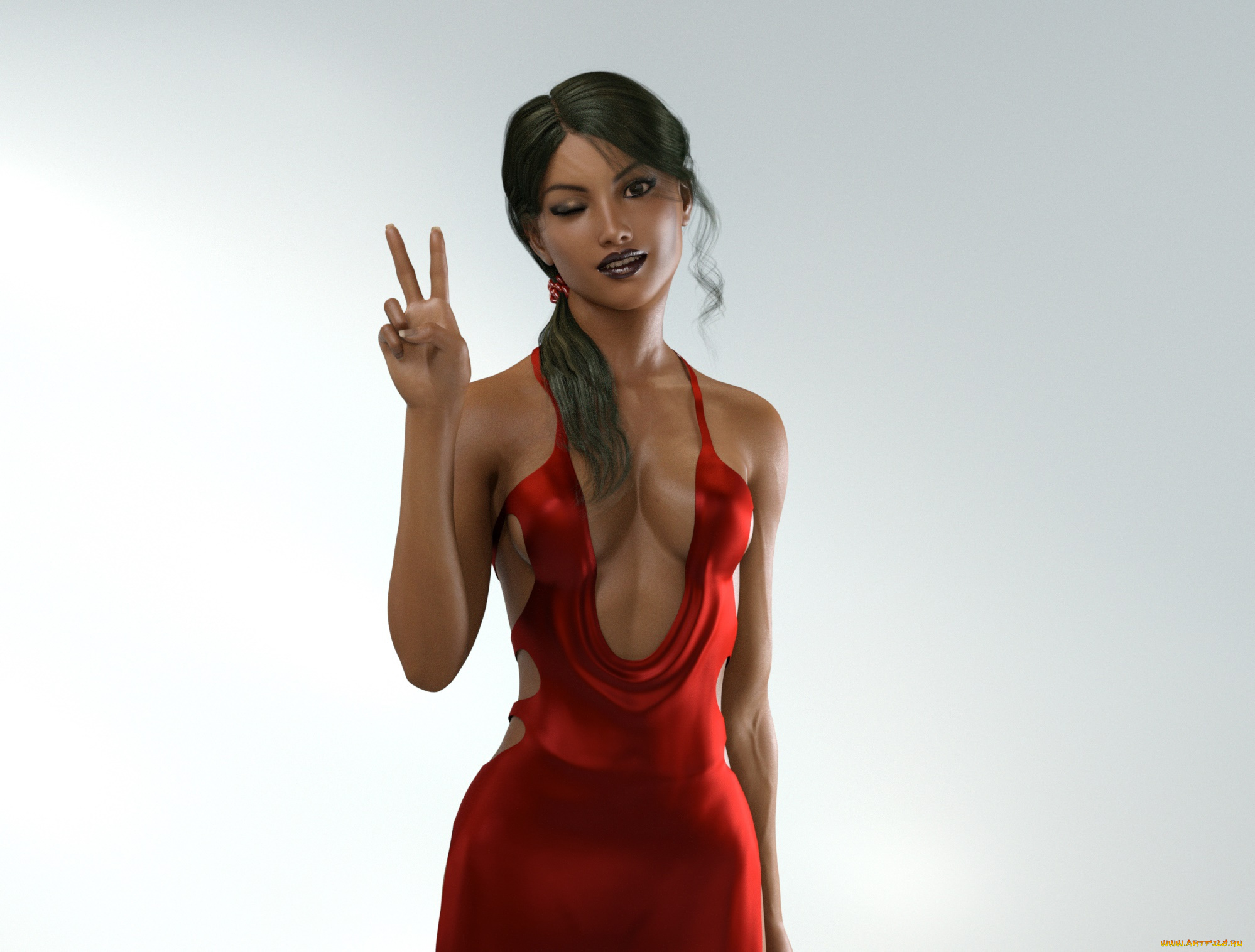 3д, графика, люди, , people, взгляд, фон, девушка