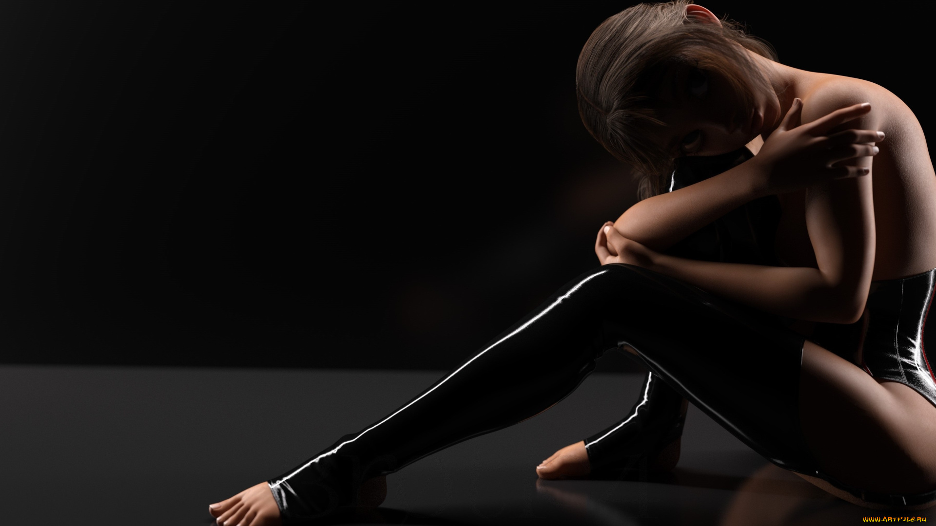 3д, графика, люди, , people, фон, взгляд, девушка