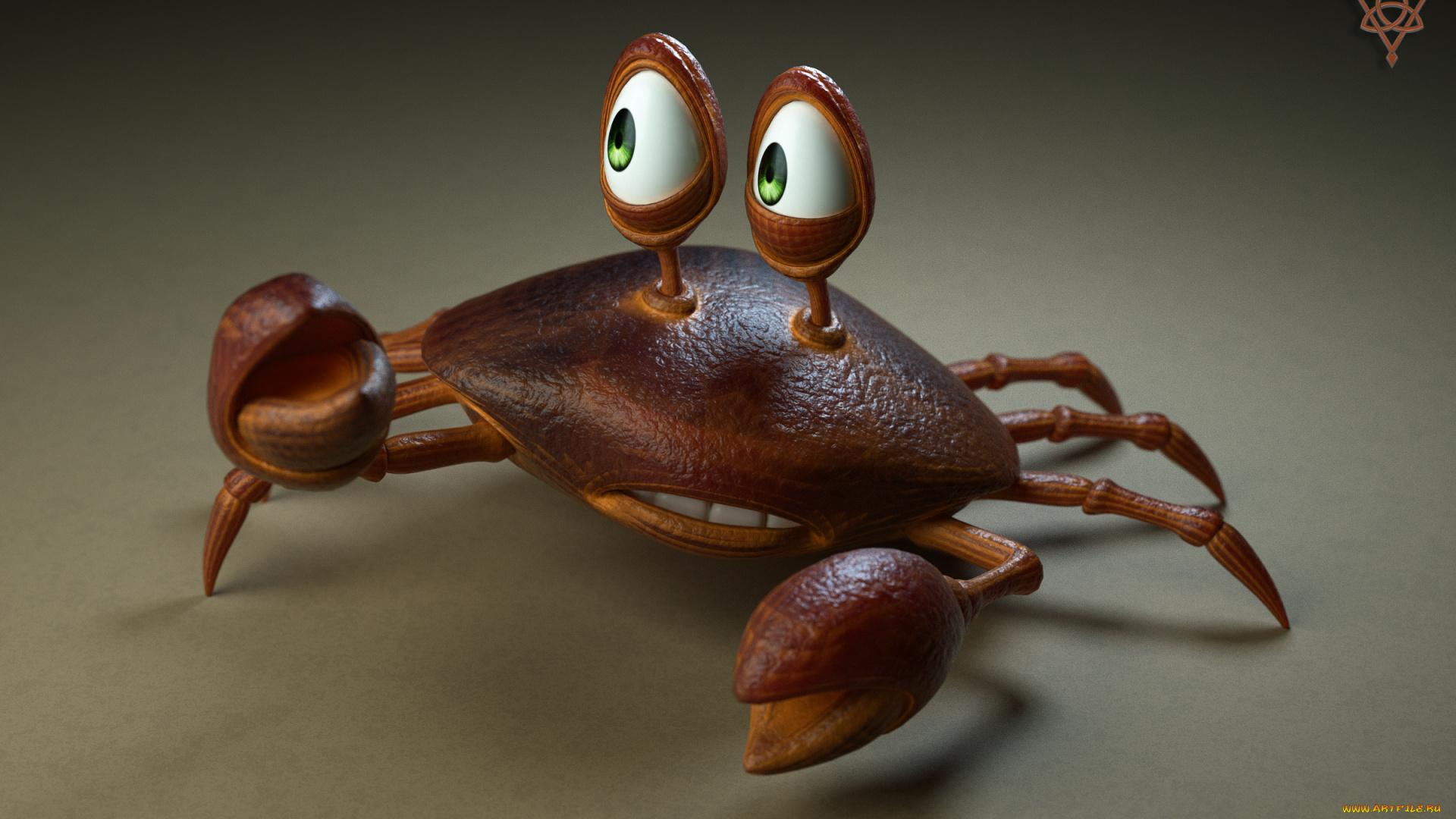 3д, графика, животные, , animals, краб