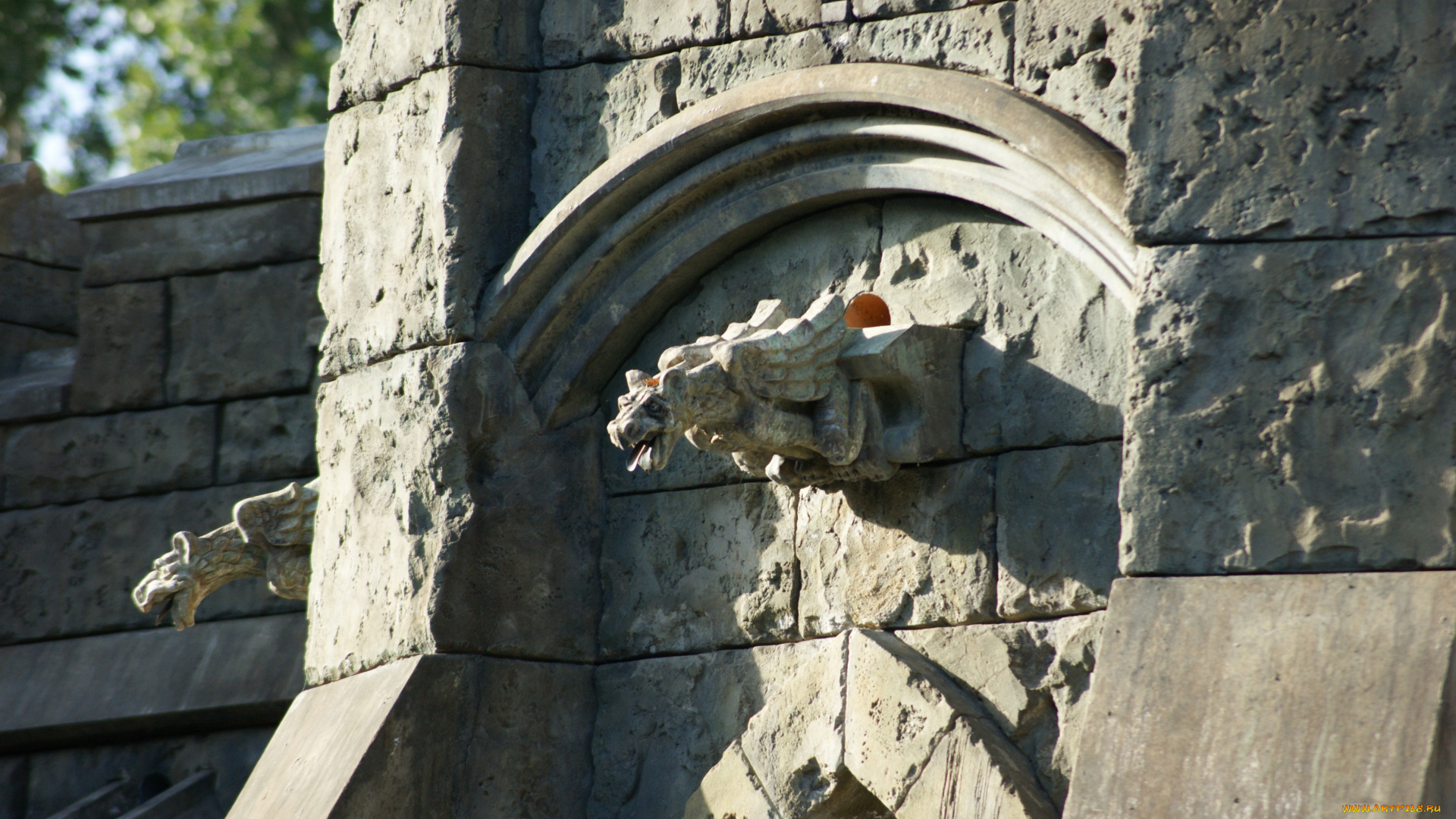 самарская, обл, , хрящевка, , замок, гарибальди, города, -, дворцы, , замки, , крепости, деревья, замок, камни, скульптура