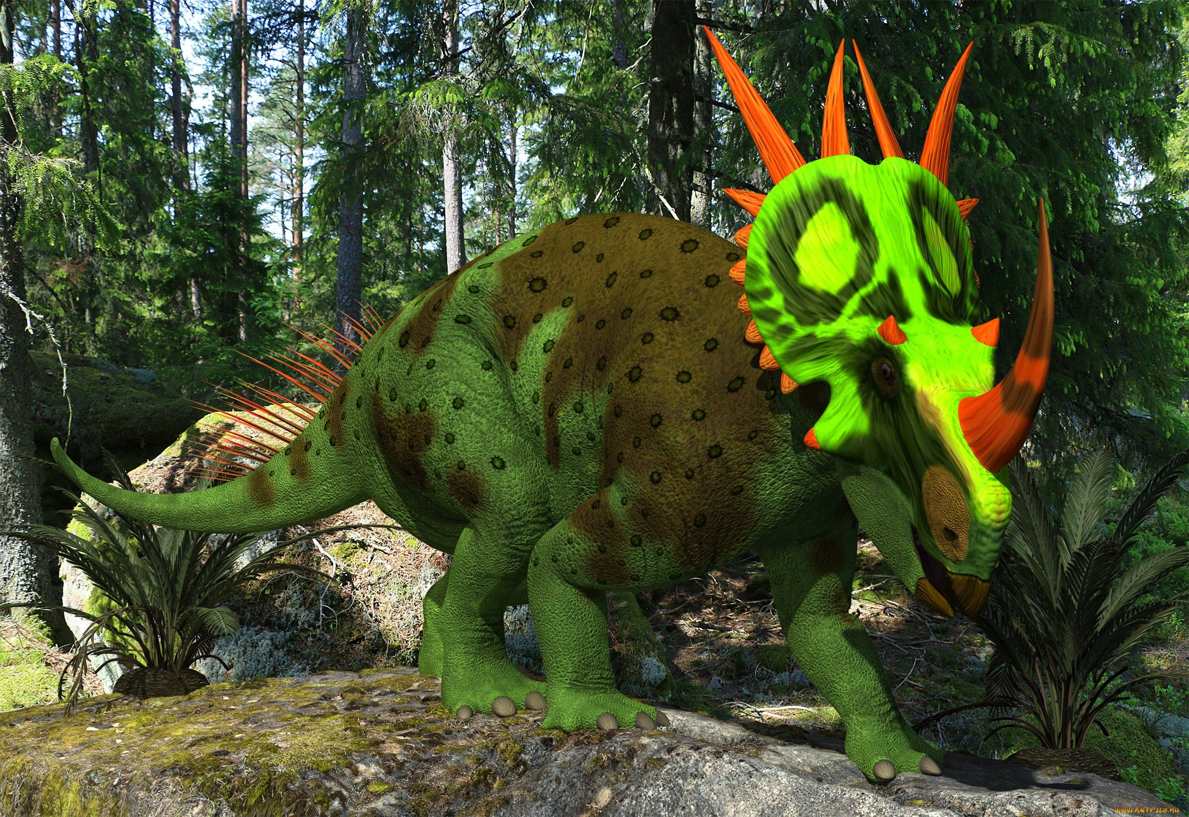 3д, графика, животные, , animals, динозавр