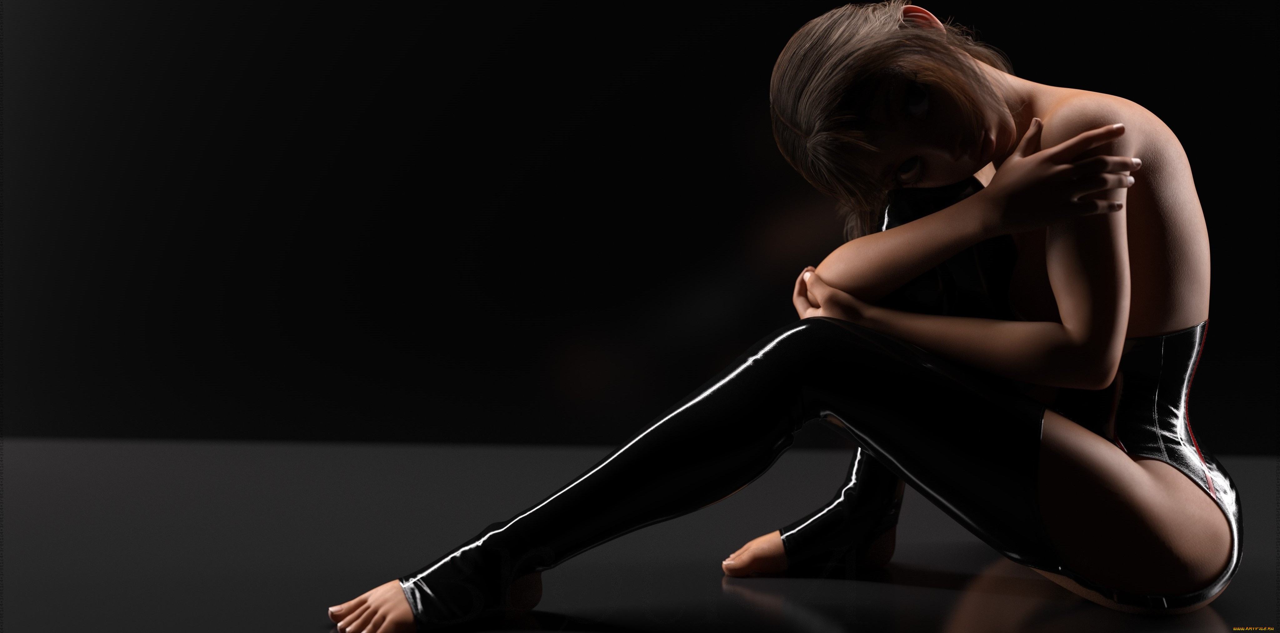 3д, графика, люди, , people, фон, взгляд, девушка